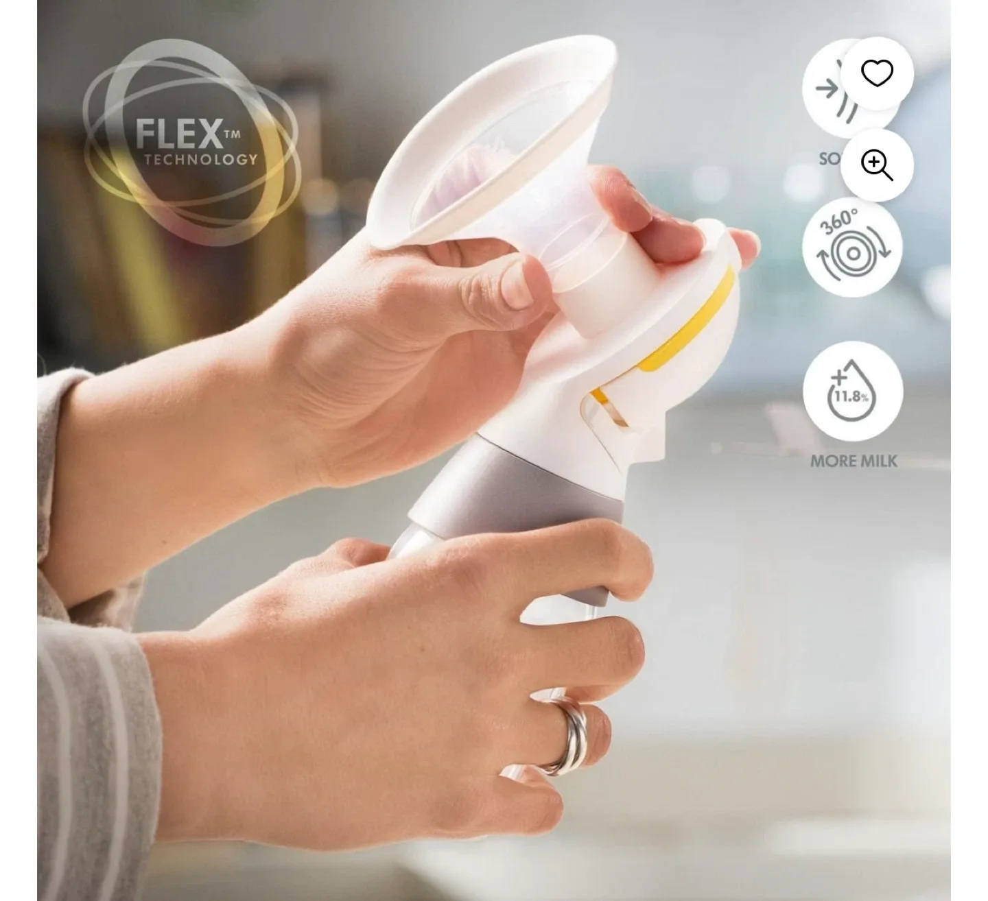 Medela PersonalFit Flex Double Electric Breast Pump Kit image indicator(5)