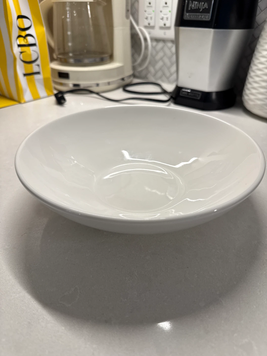White Ceramic Bowl
