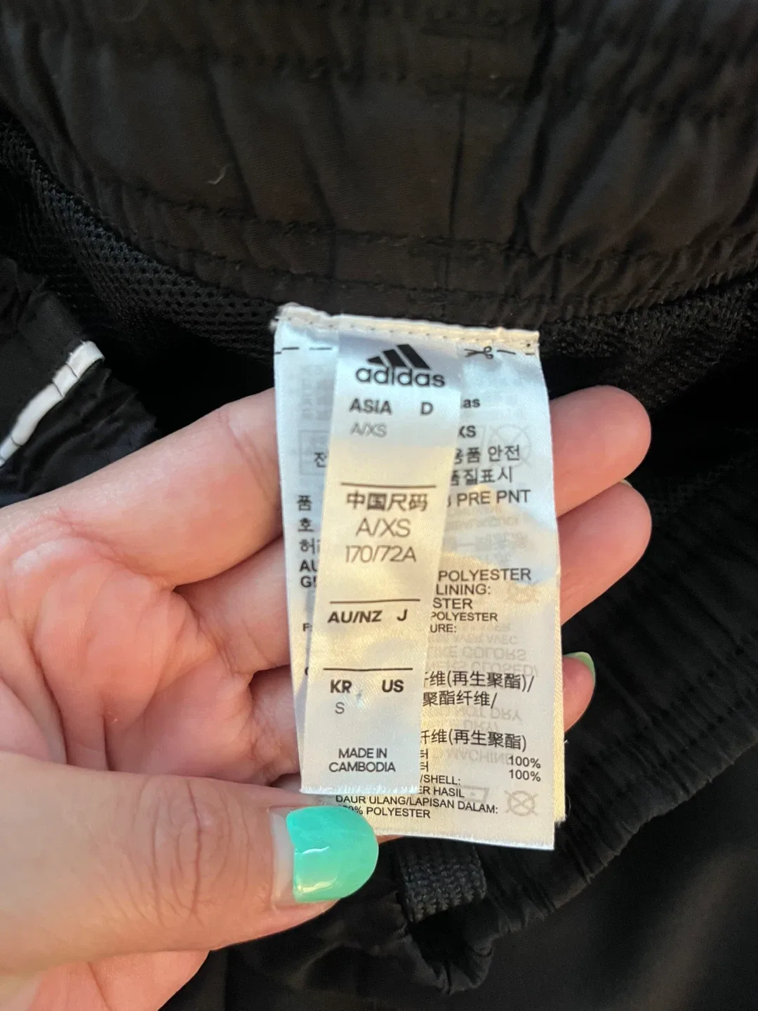 Adidas Black Track Pants Size XS image indicator(2)