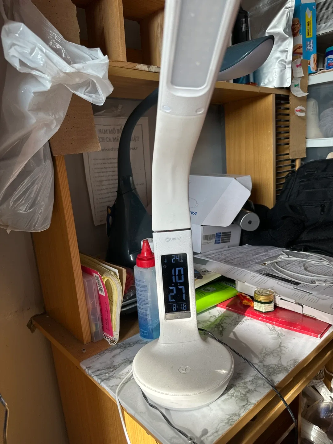 Ortute Desk Lamp with Digital Display