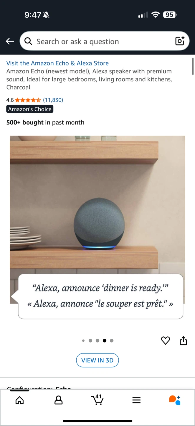 New Amazon Echo Dot (5th Gen) Charcoal - photo 4