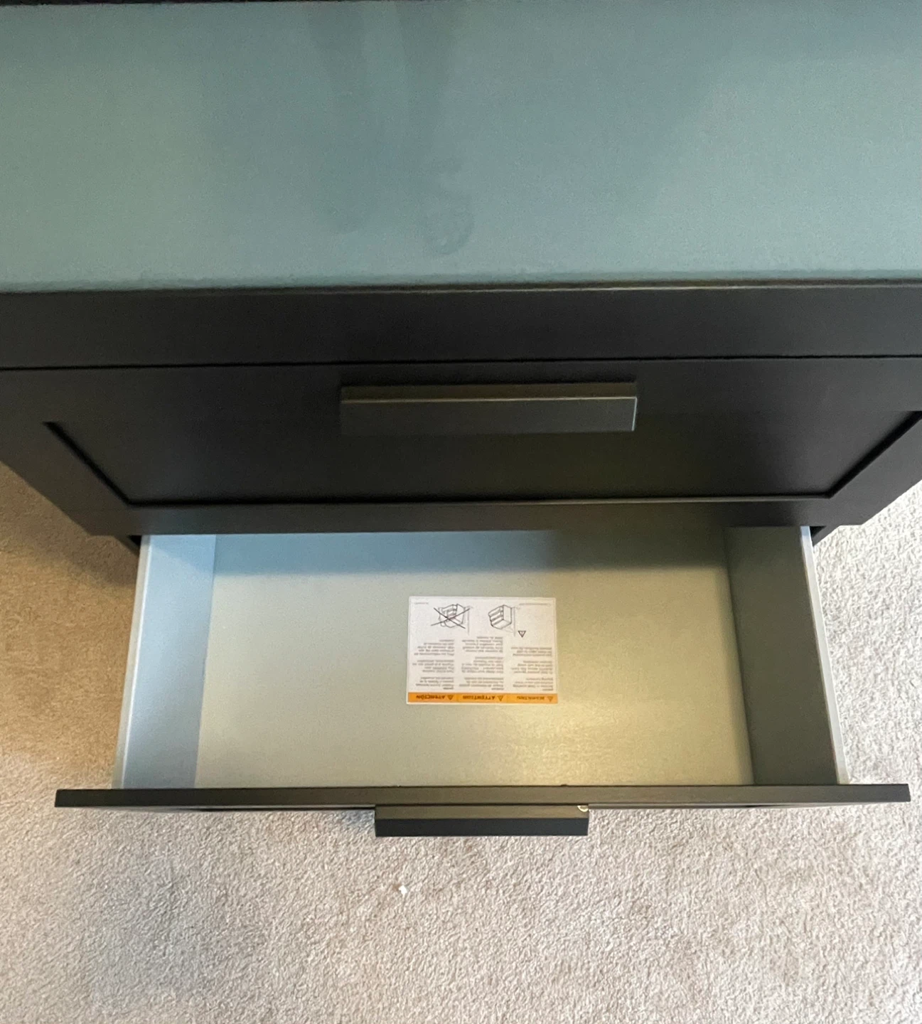 3 Chest Drawers Black - photo 3