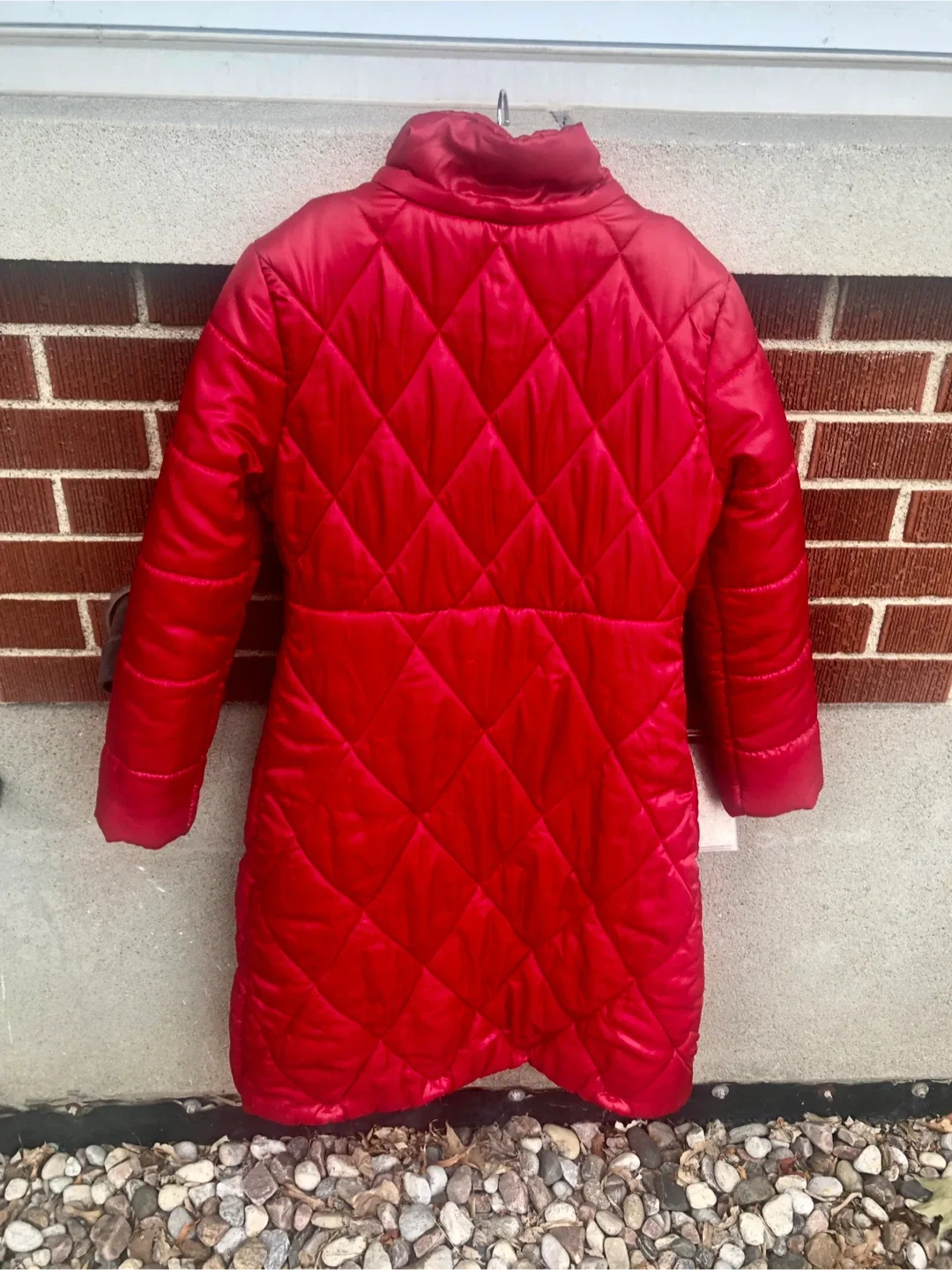 Urban Republic Red Quilted Puffer Coat - Size S image indicator(2)