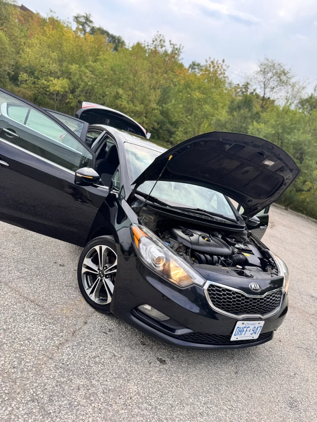 2014 Black Kia Forte gdi