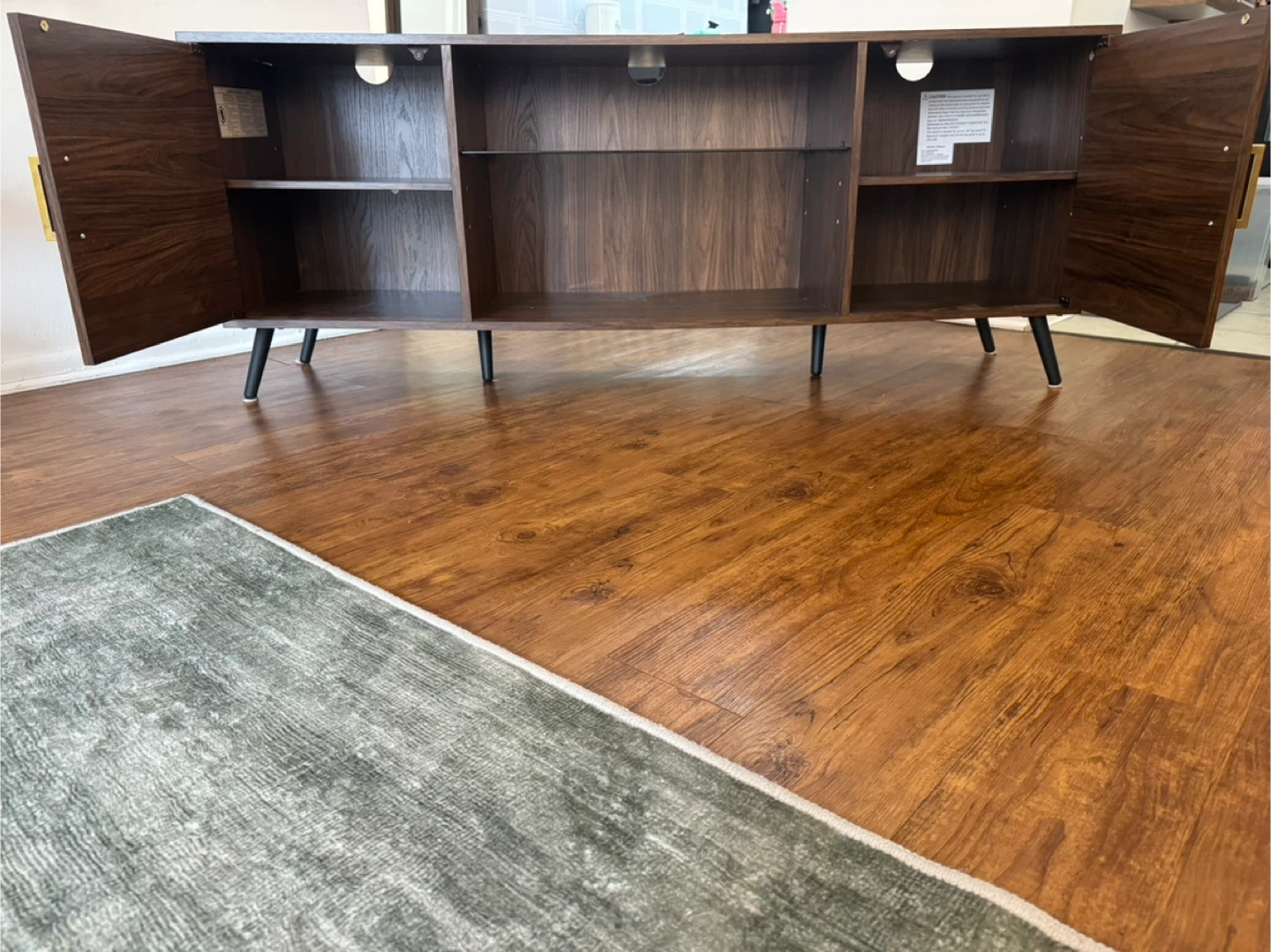 Brown Media Console - photo 2