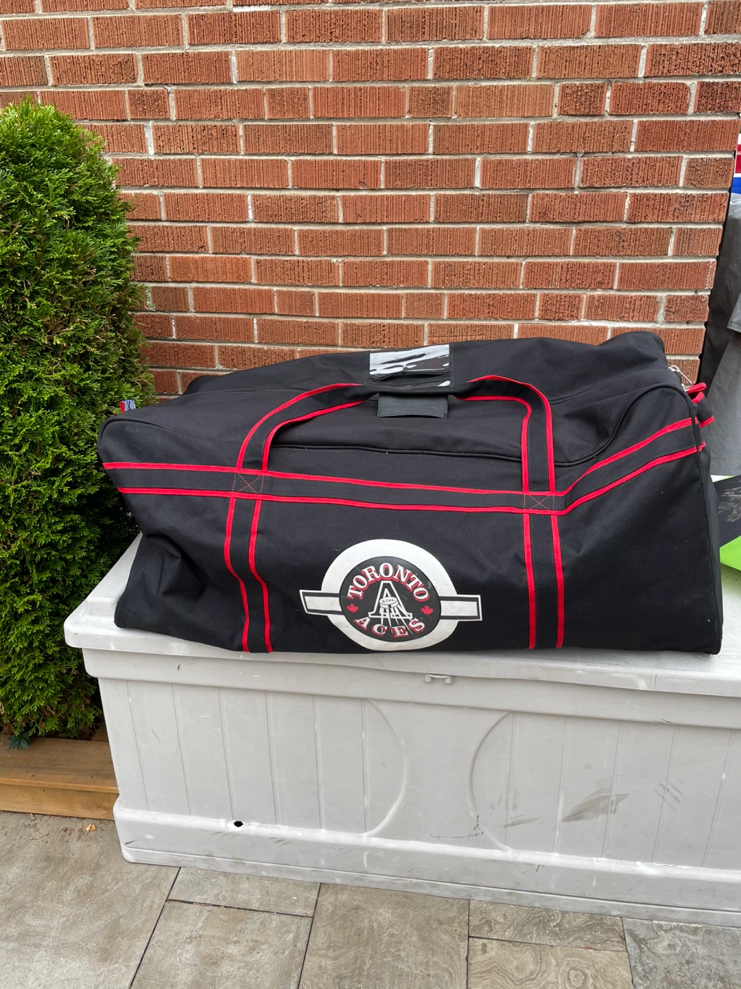 Toronto Aces Hockey Equipment Bag - Black & Red - photo 2