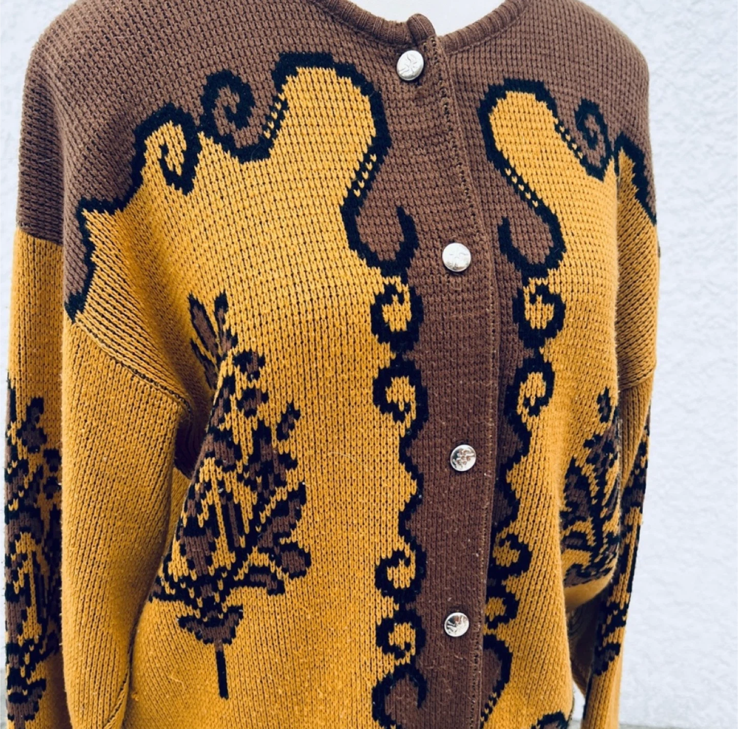 Vintage Patterned Cardigan - photo 5