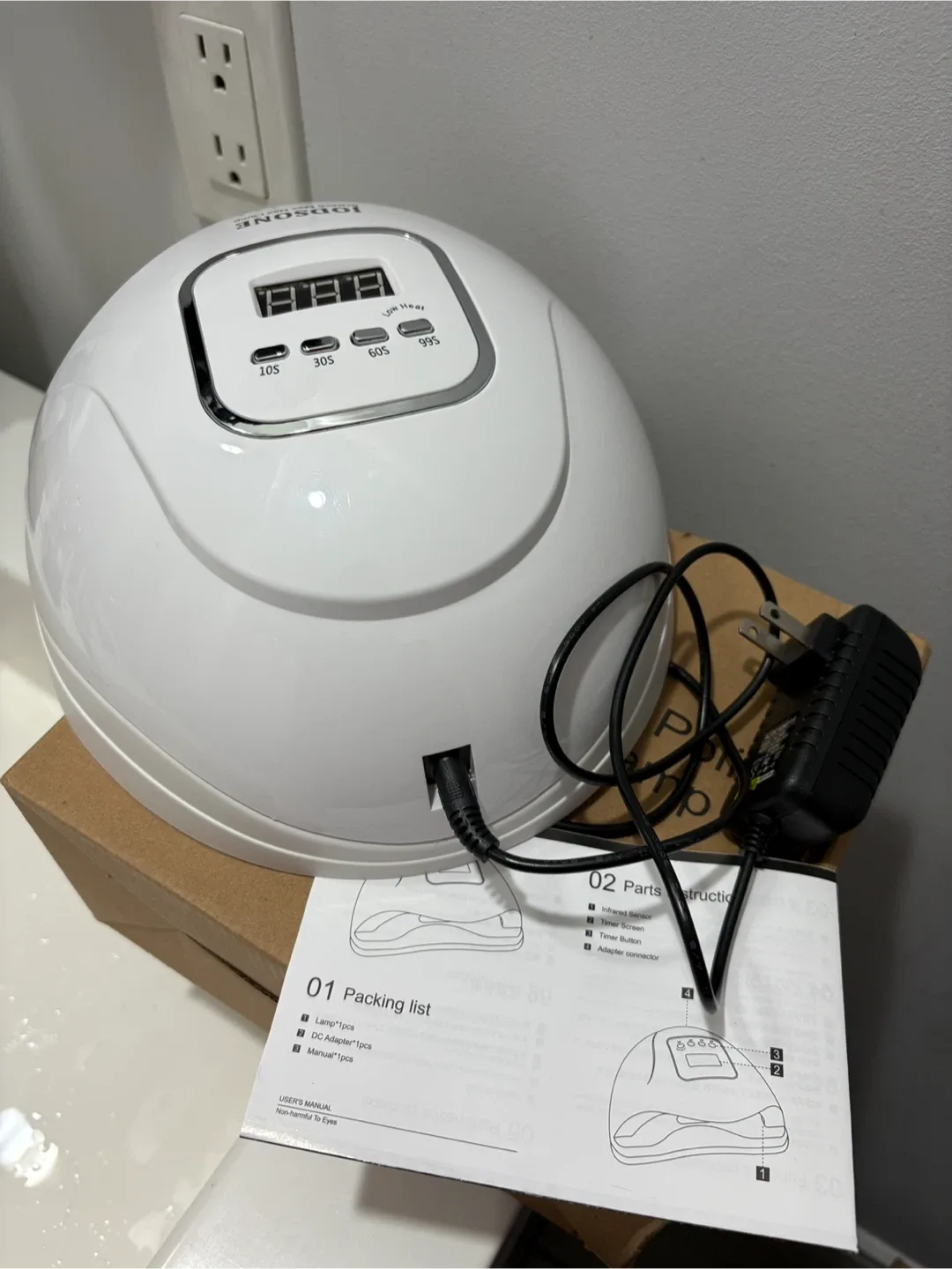 JODSONE SUNX5 Max Nail Lamp - Like New! image indicator(3)