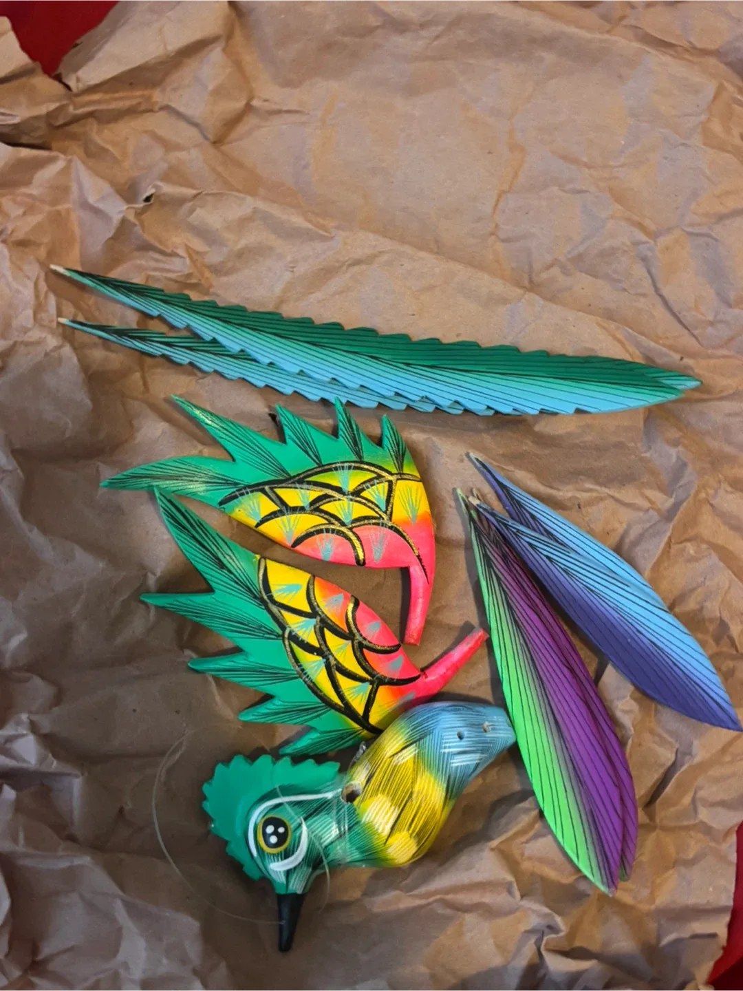 Colourful Alebrije Folk Art Bird image indicator(5)