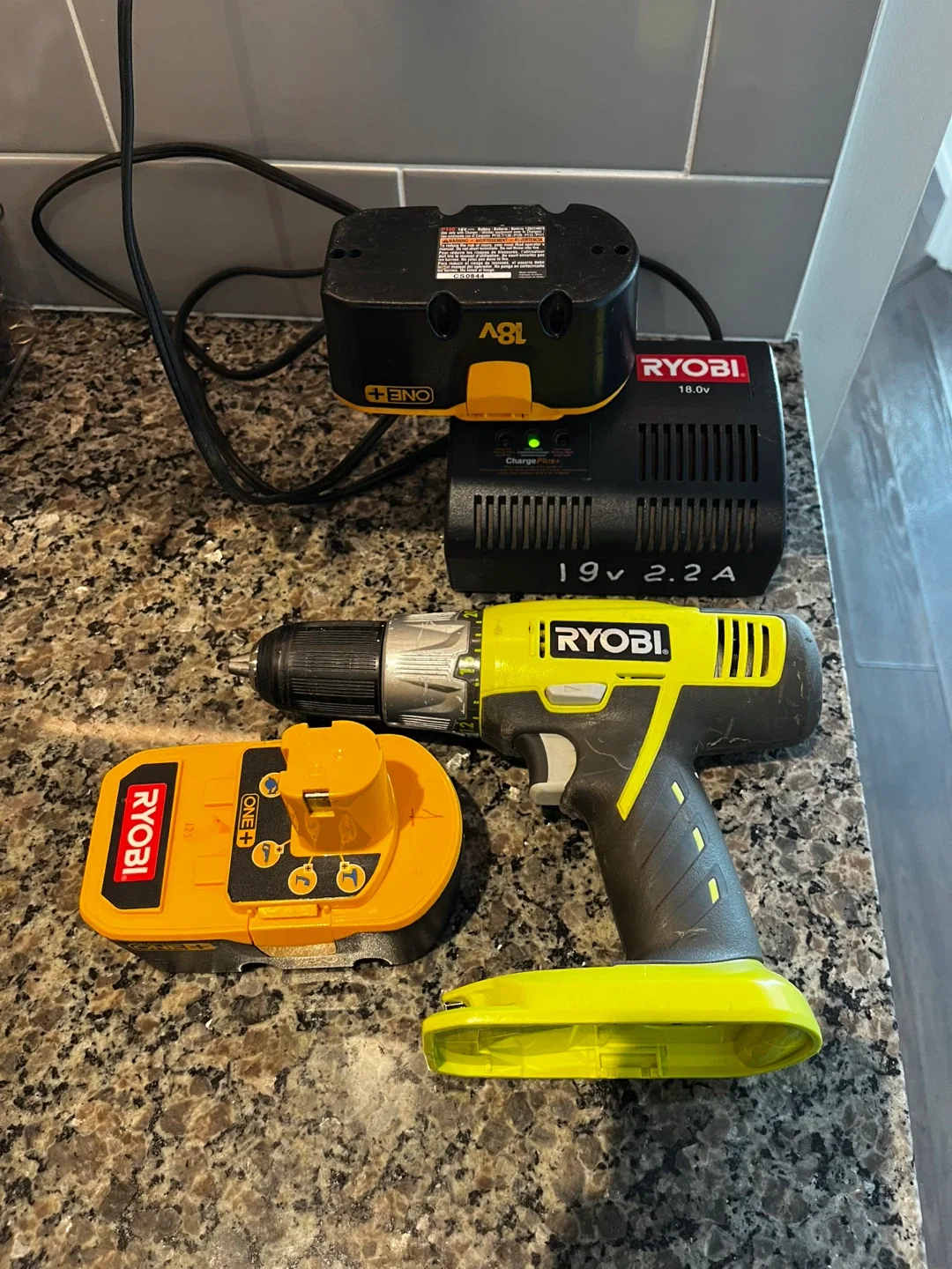 Ryobi ONE+ Drill driver with Charger and Two Batteries image indicator(3)