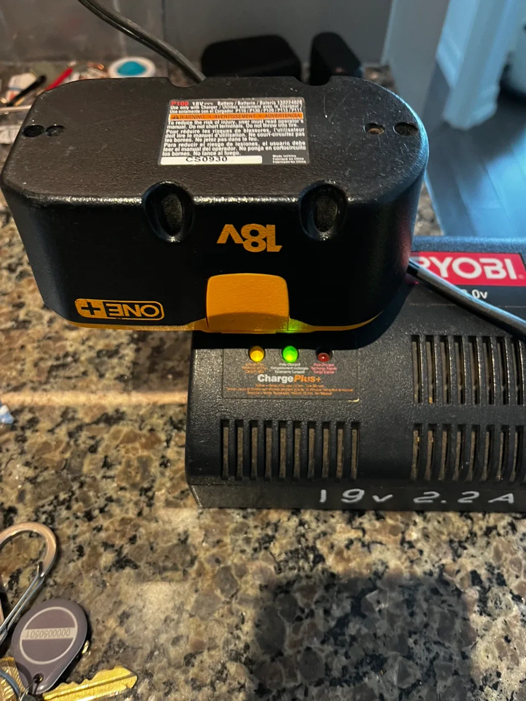 Ryobi ONE+ Drill driver with Charger and Two Batteries image indicator(6)