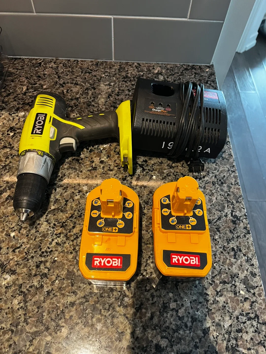 Ryobi ONE+ Drill driver with Charger and Two Batteries image indicator(2)