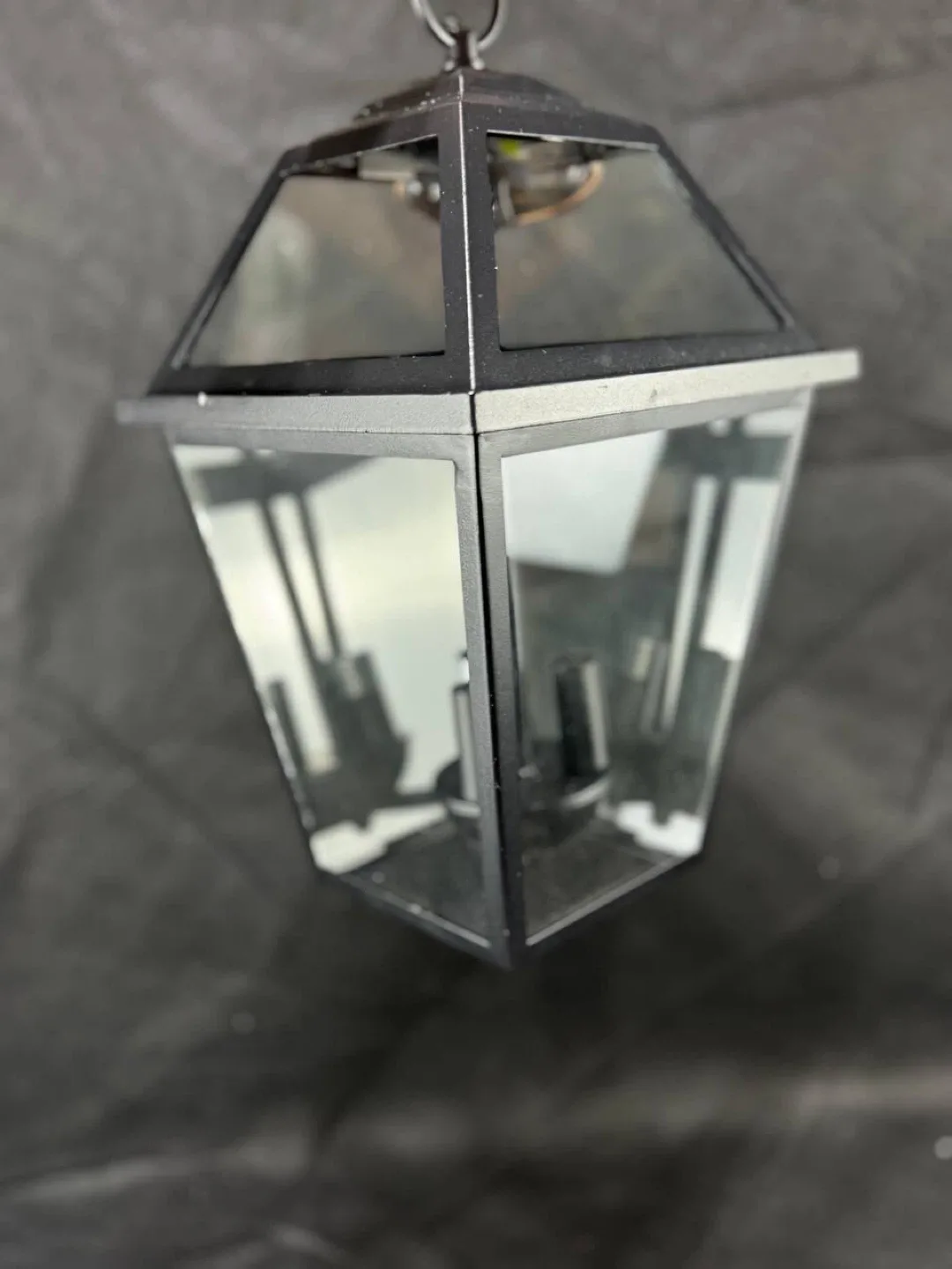 SNRU Outdoor Pendant Light – 3-Light Hanging Lantern thumbnail