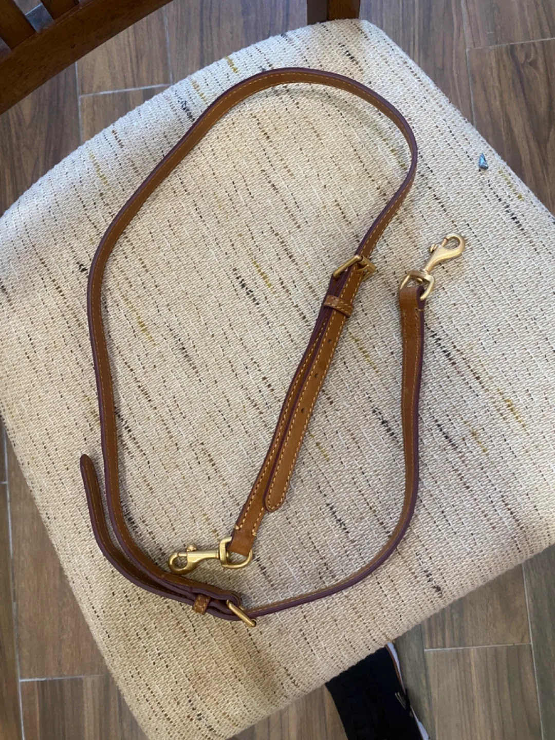 Leather Shoulder Strap - Brown image indicator(2)