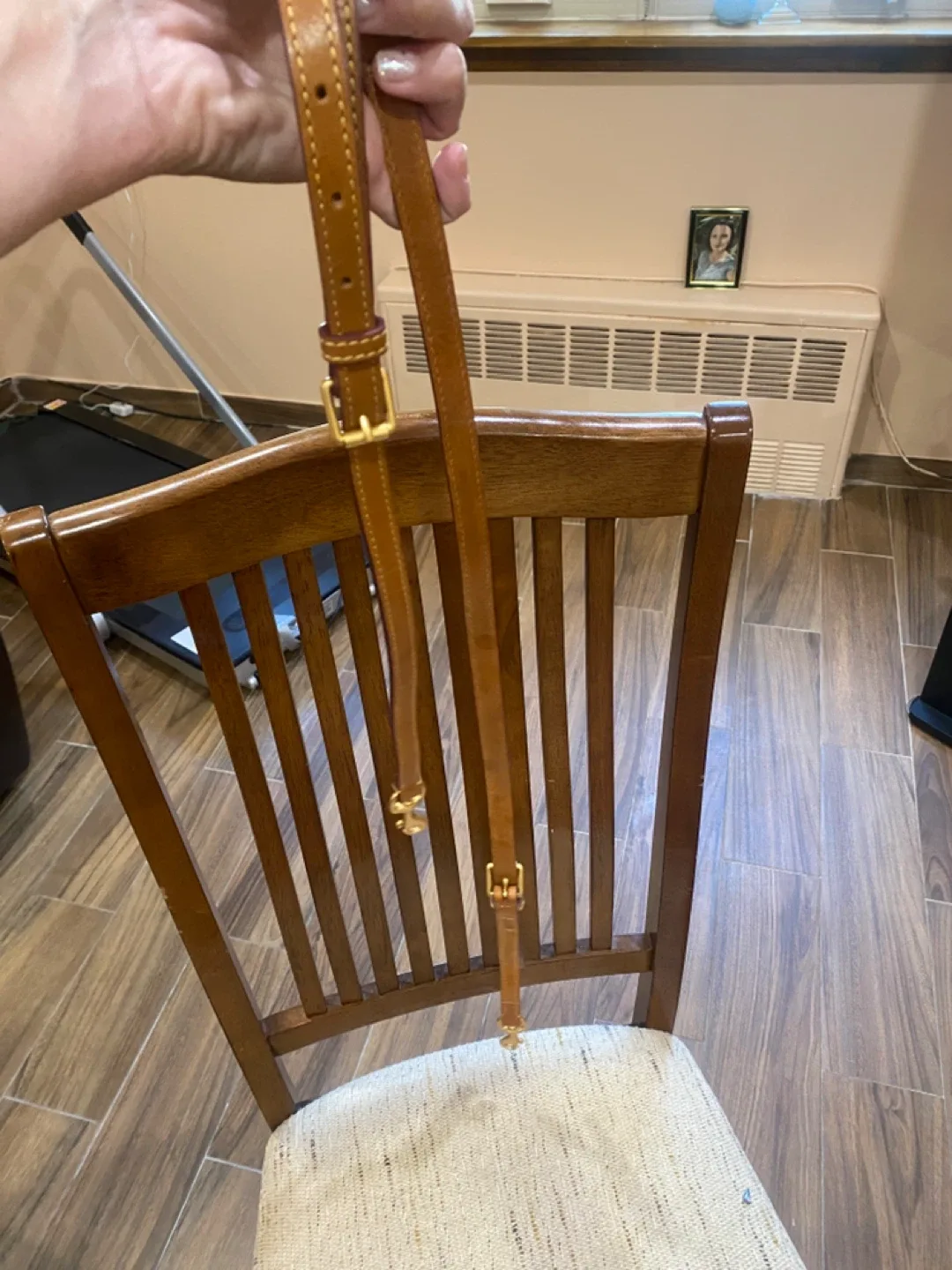 Leather Shoulder Strap - Brown image indicator(9)