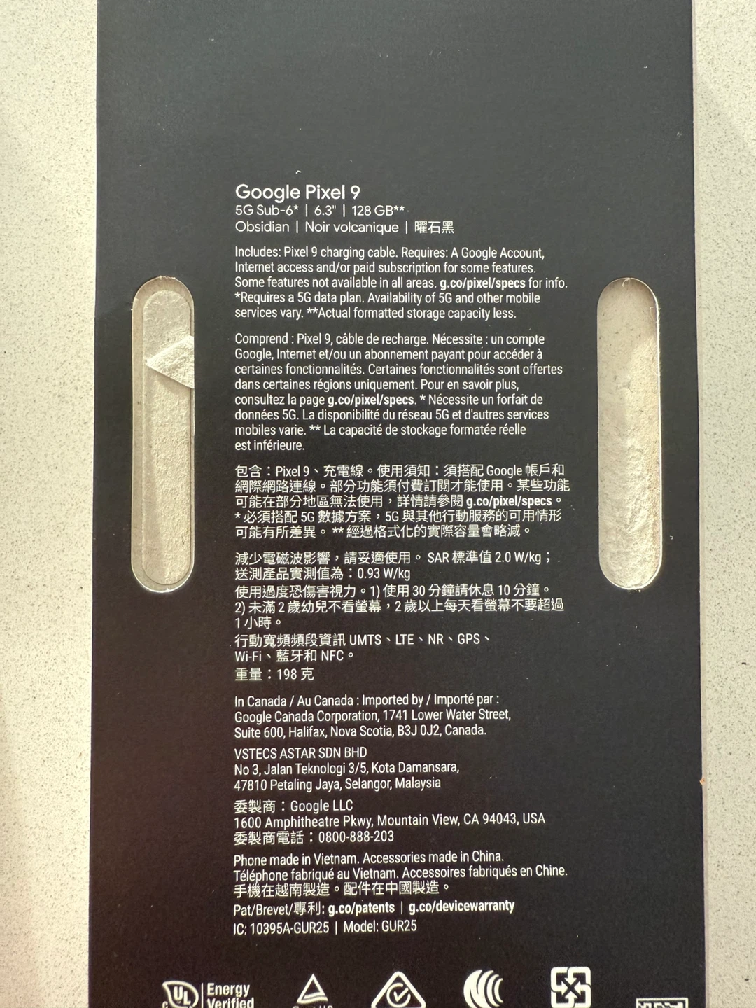 Google Pixel 9 128GB Obsidian Black - photo 4