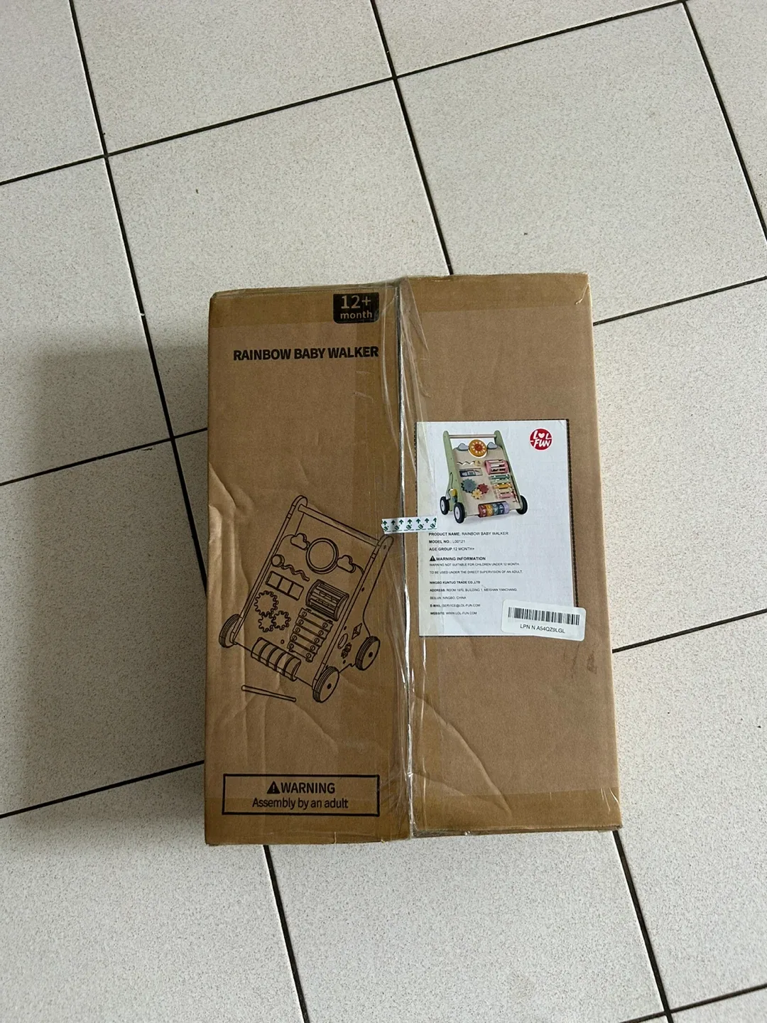 LOL-FUN Wooden Baby Walker - New in Box! image indicator(3)