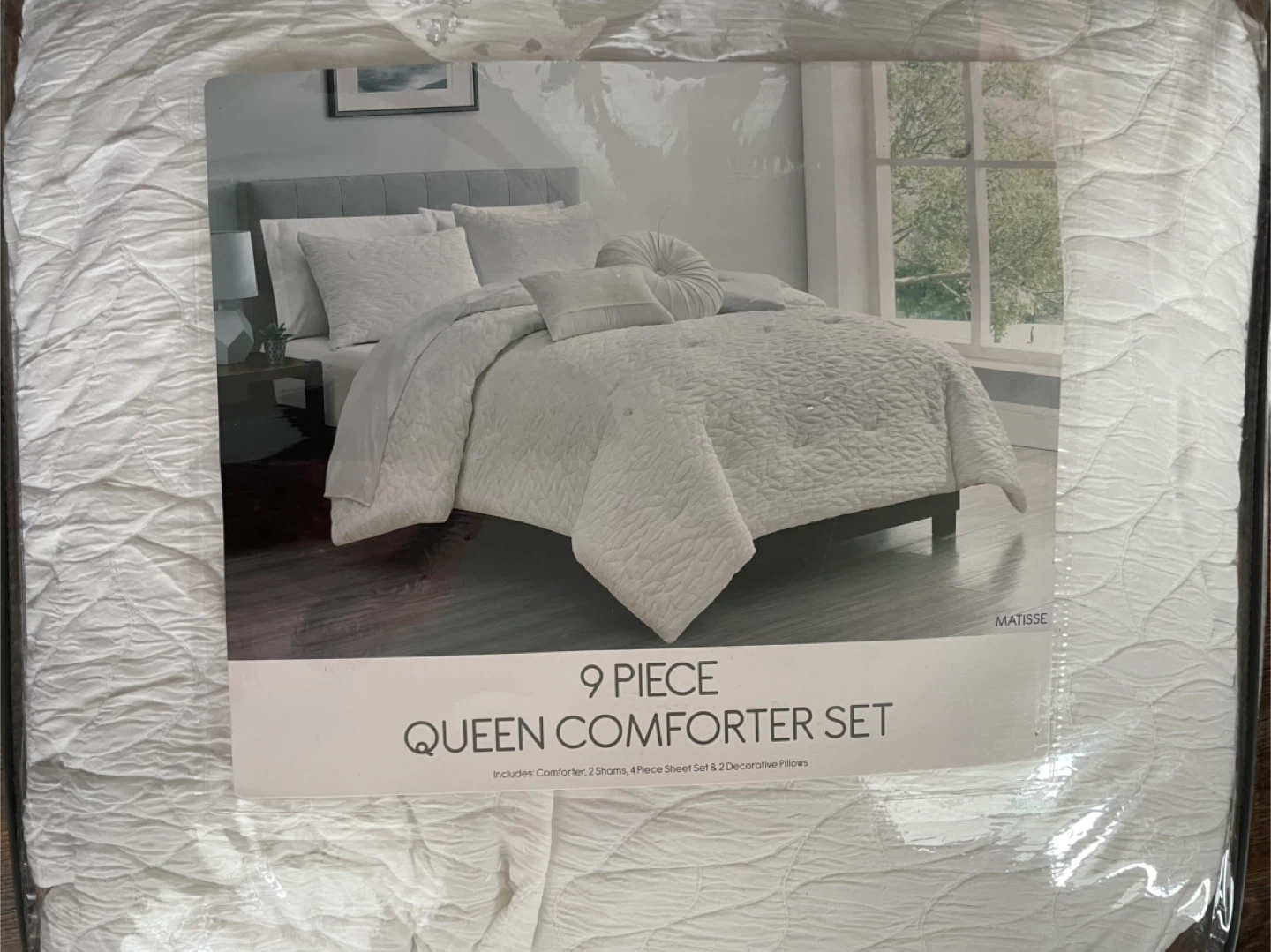 Matisse 9-Piece Queen Comforter Set - New in Package!