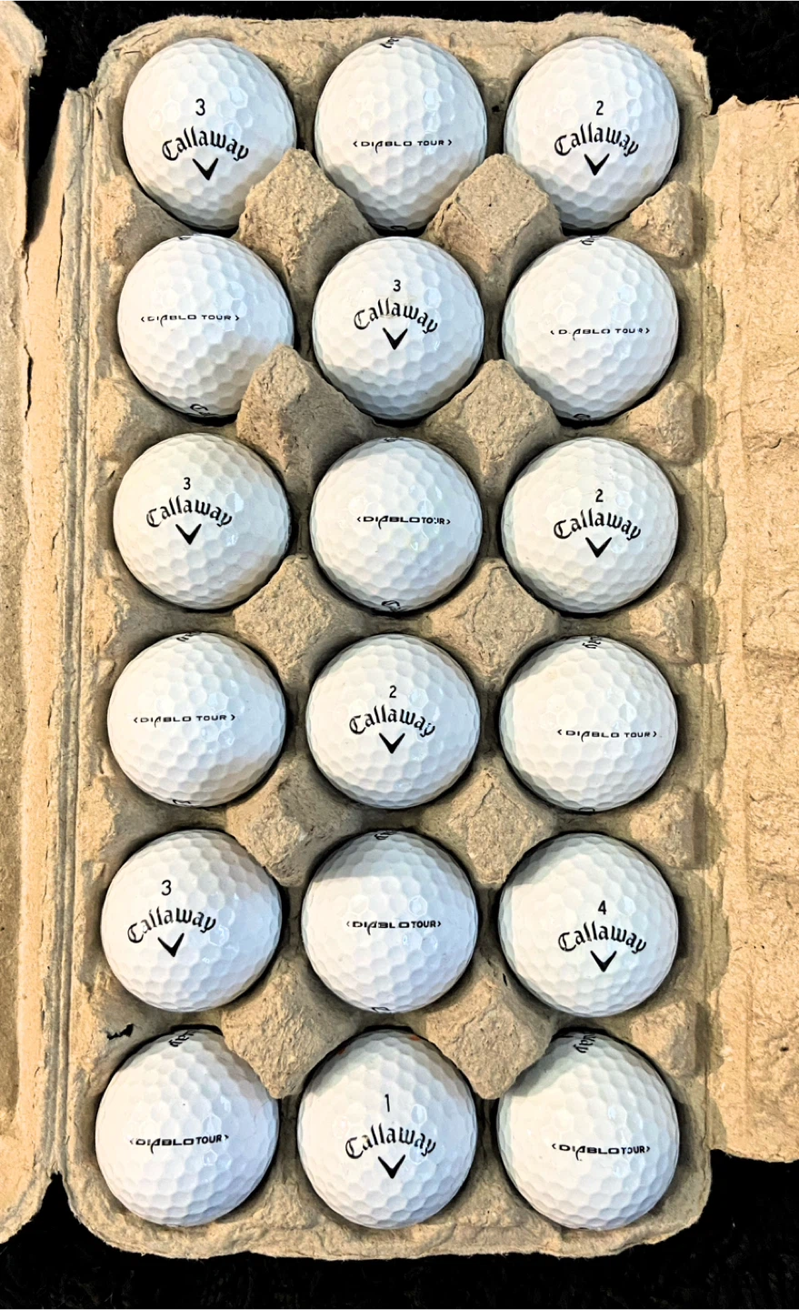 18 Callaway Diablo Tour Golf Balls - photo 2