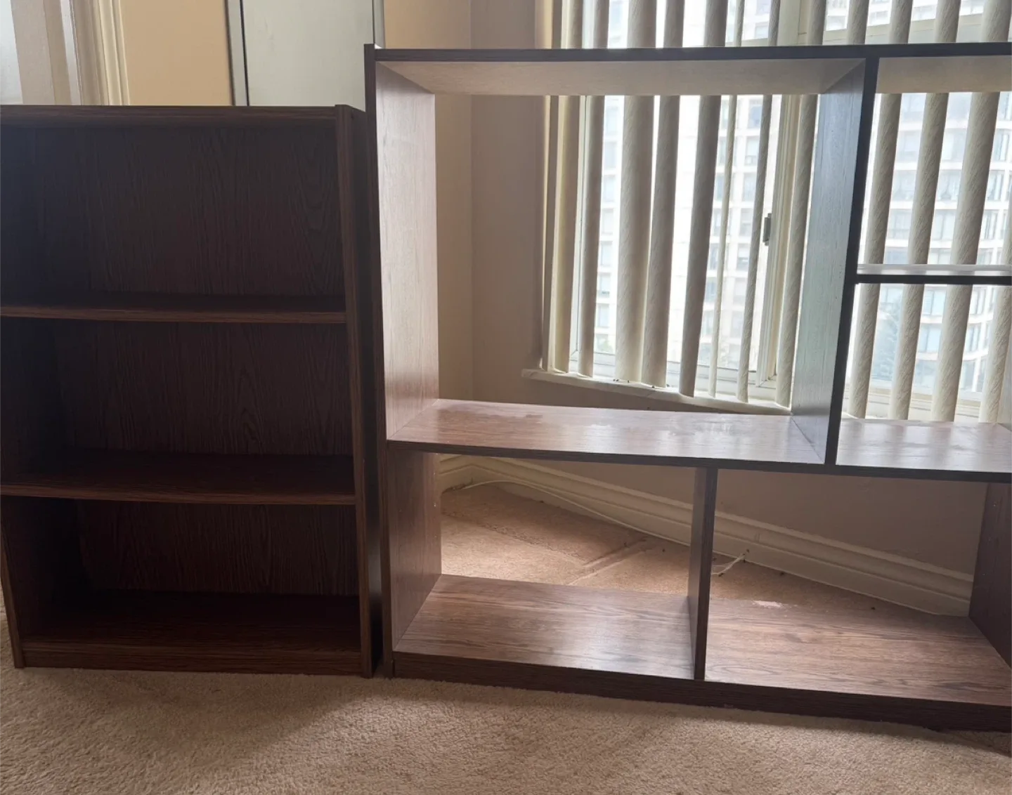 Wooden Bookcases - Set of Two thumbnail