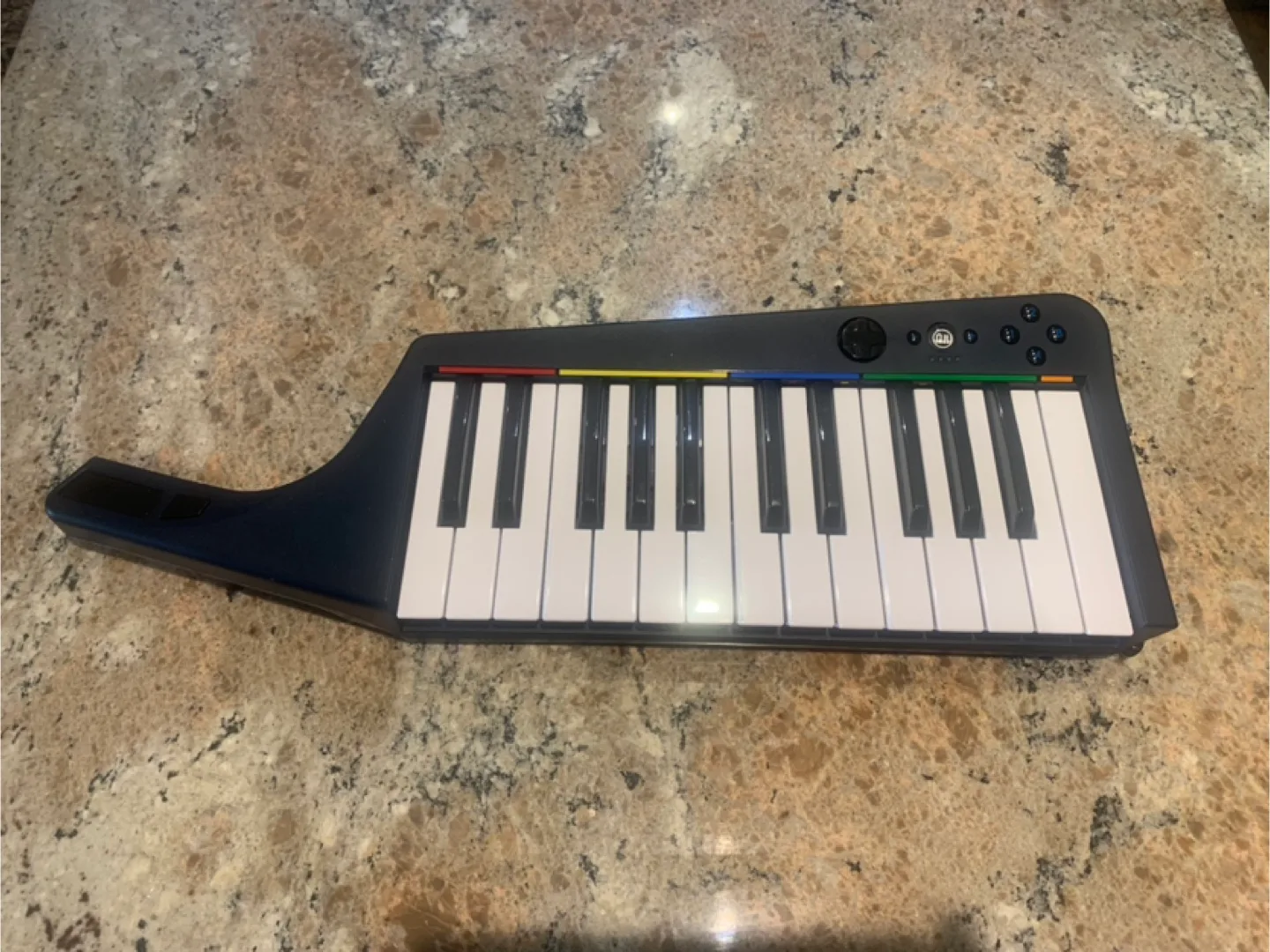 Wii Rock Band 3 Wireless Keyboard Keytar Controller thumbnail