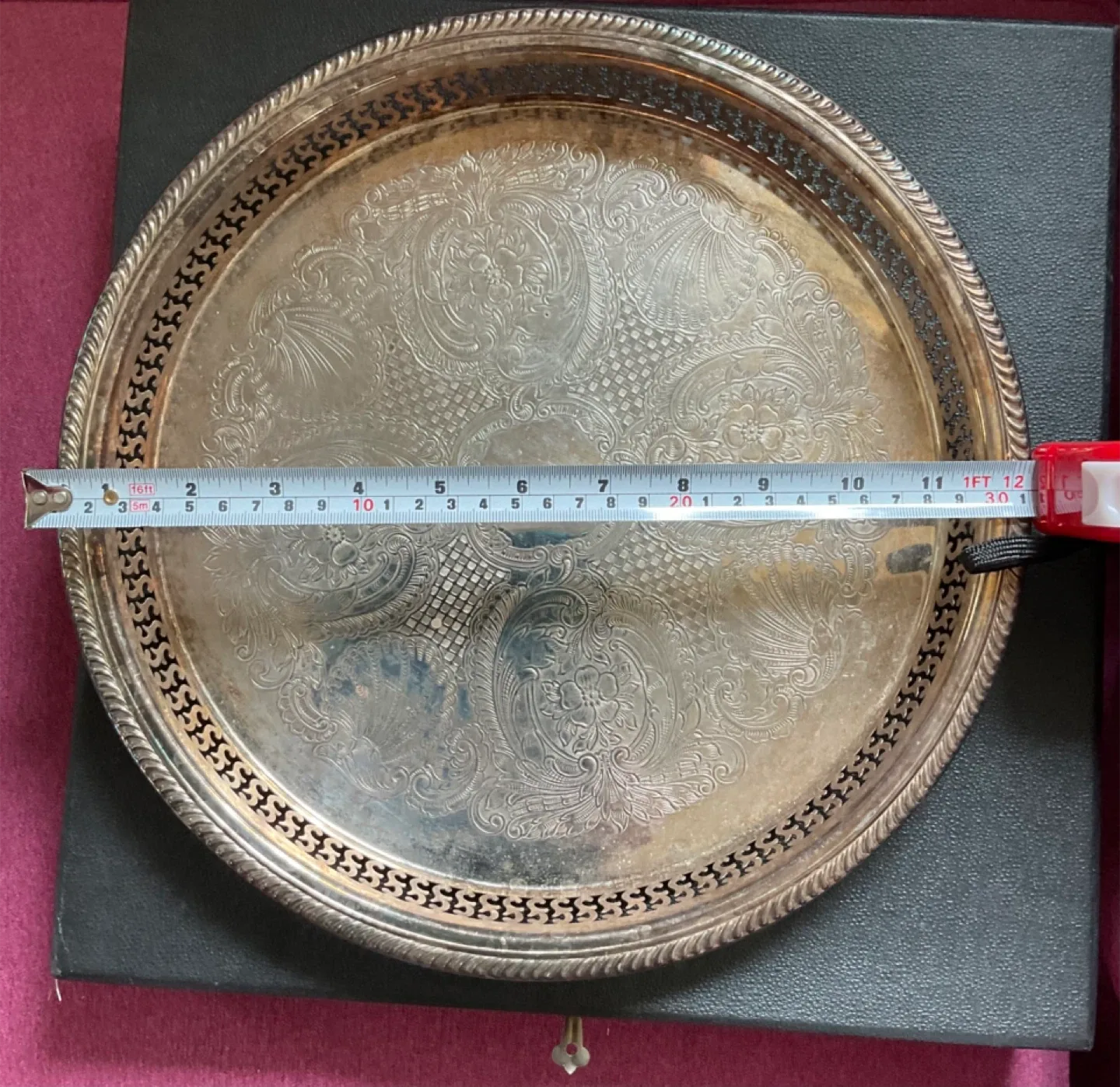 Vintage Viking Plate E.P. Brass Tray - Made in Canada image indicator(6)