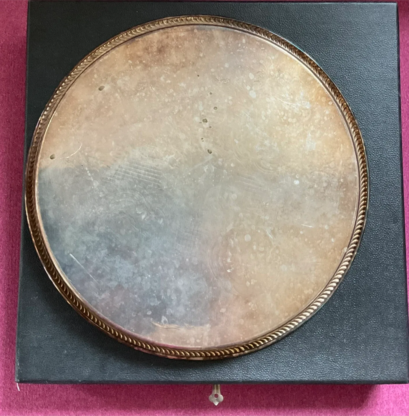 Vintage Viking Plate E.P. Brass Tray - Made in Canada image indicator(4)