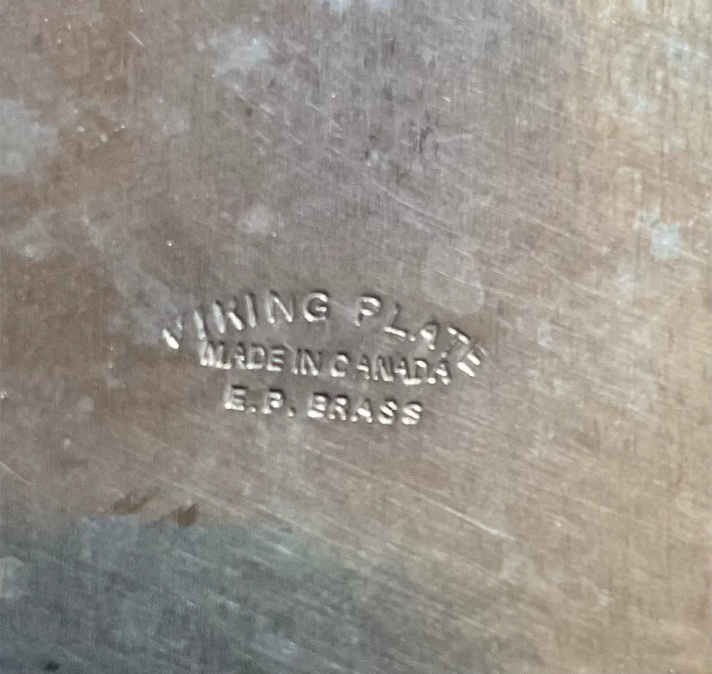 Vintage Viking Plate E.P. Brass Tray - Made in Canada image indicator(5)