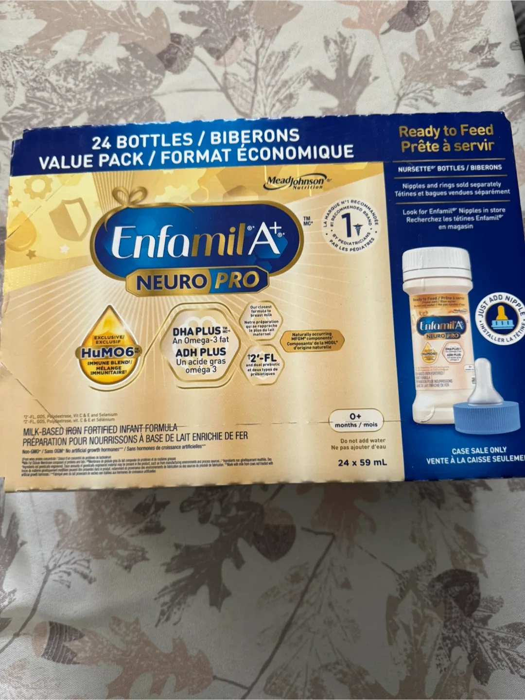 Enfamil A+ Neuro Pro Ready to Feed 24 Bottles thumbnail