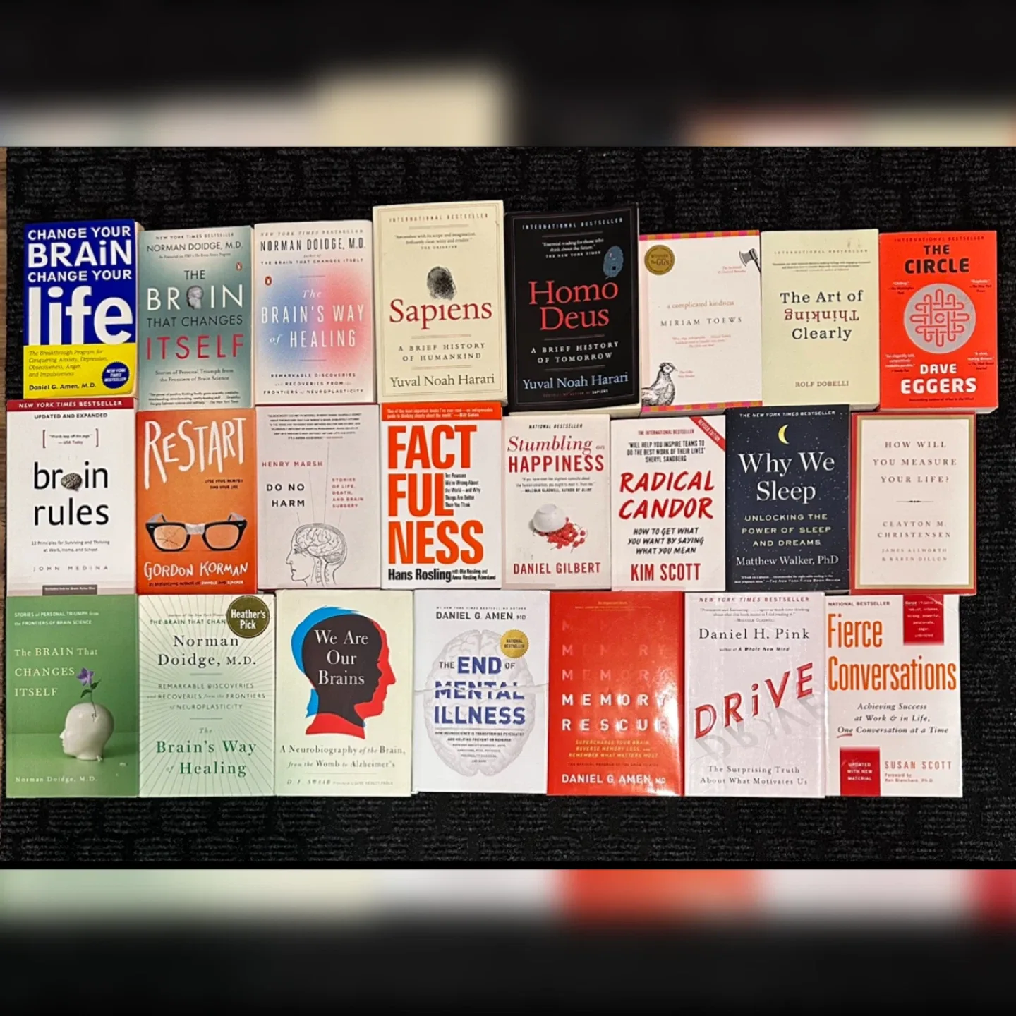 Books: Brain Health, Daniel G.Amen, Sapiens,.. thumbnail