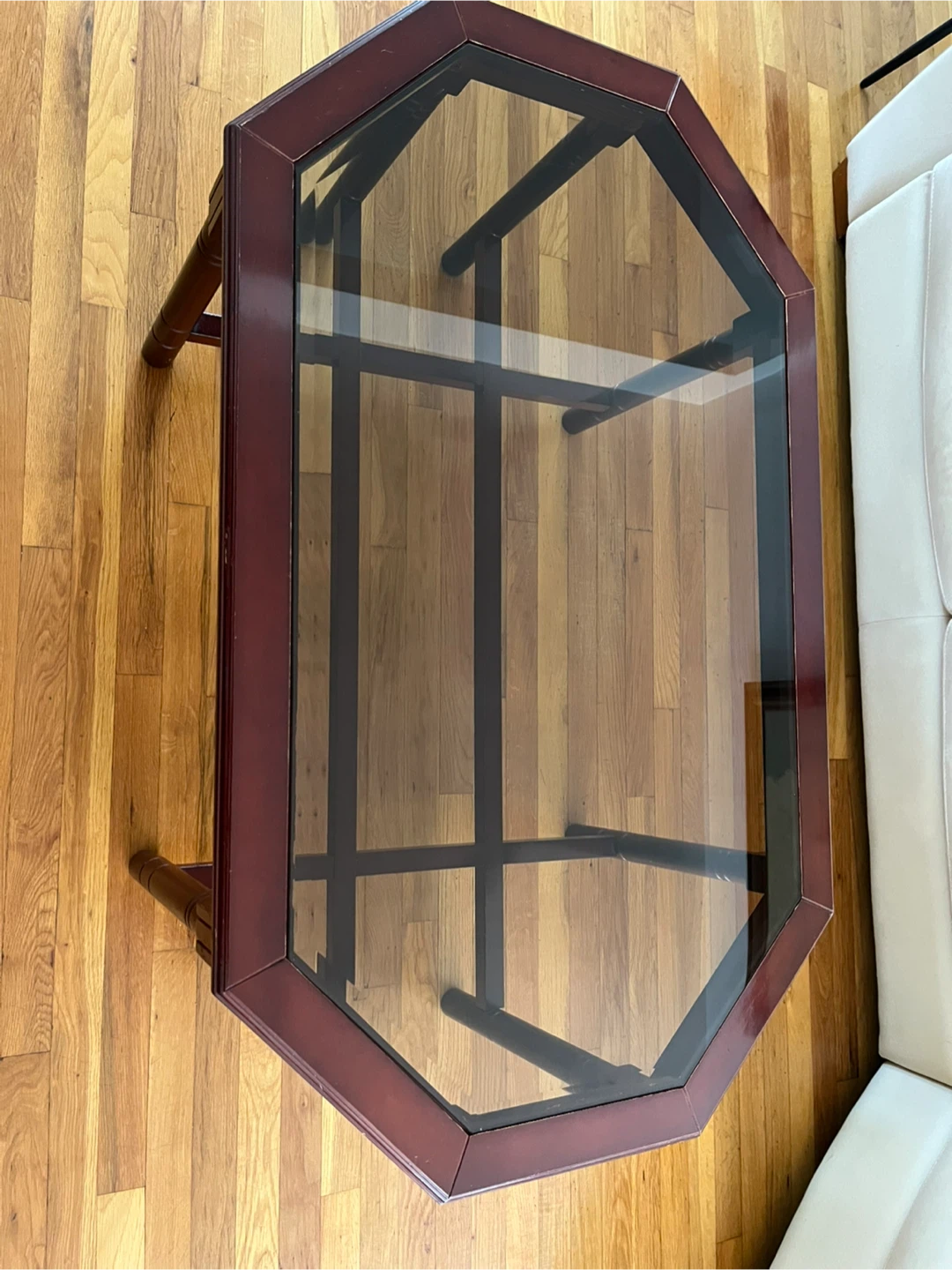 Octagon Glass Coffee Table - photo 5