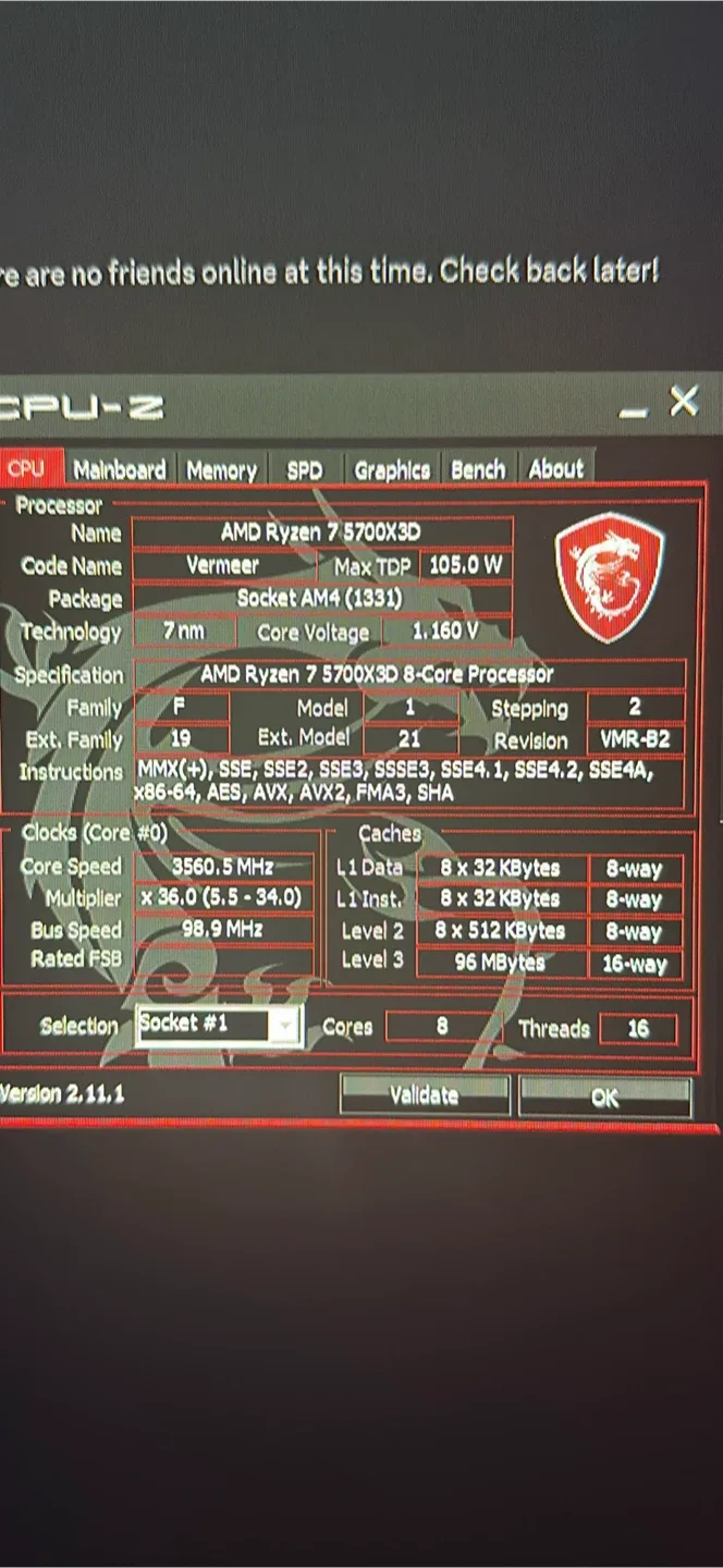 AMD 5700x3d MOBO RAM Combo