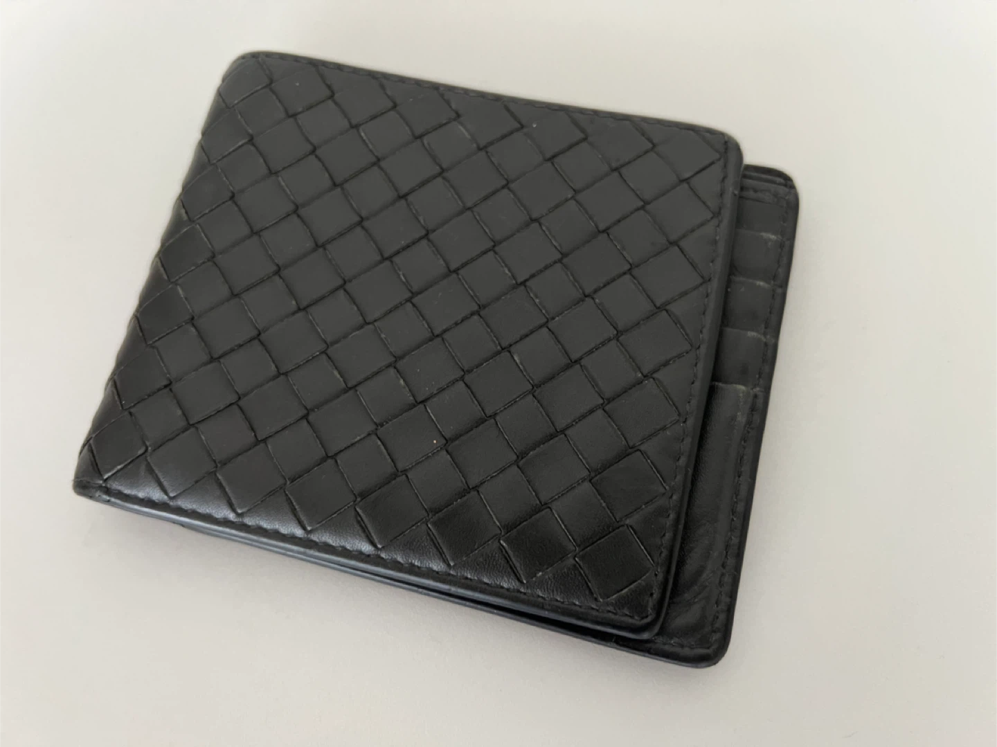 (On Hold) Bottega Veneta Black Leather Wallet