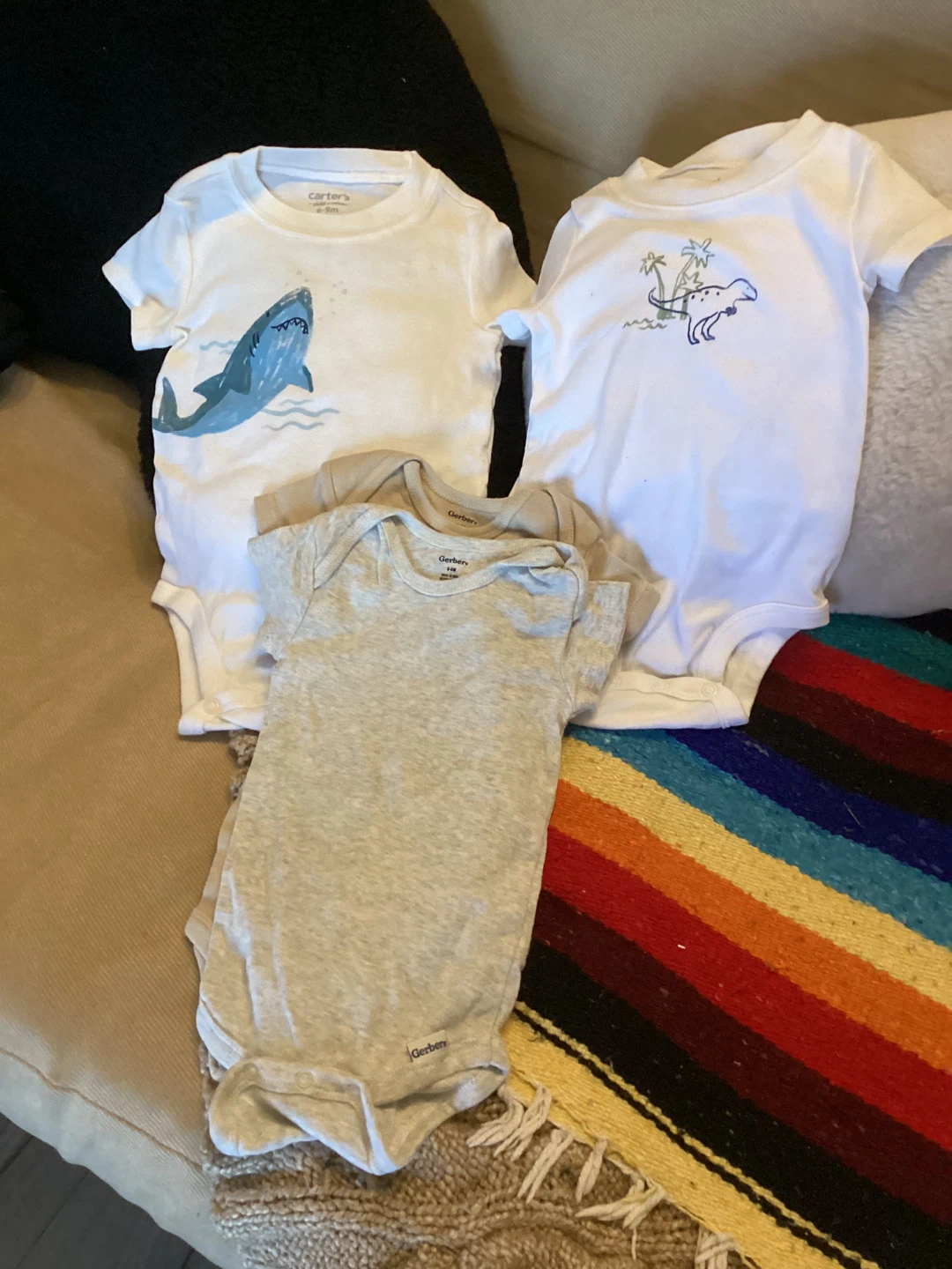 Carter's & Gerber Baby Clothes (6-9M)