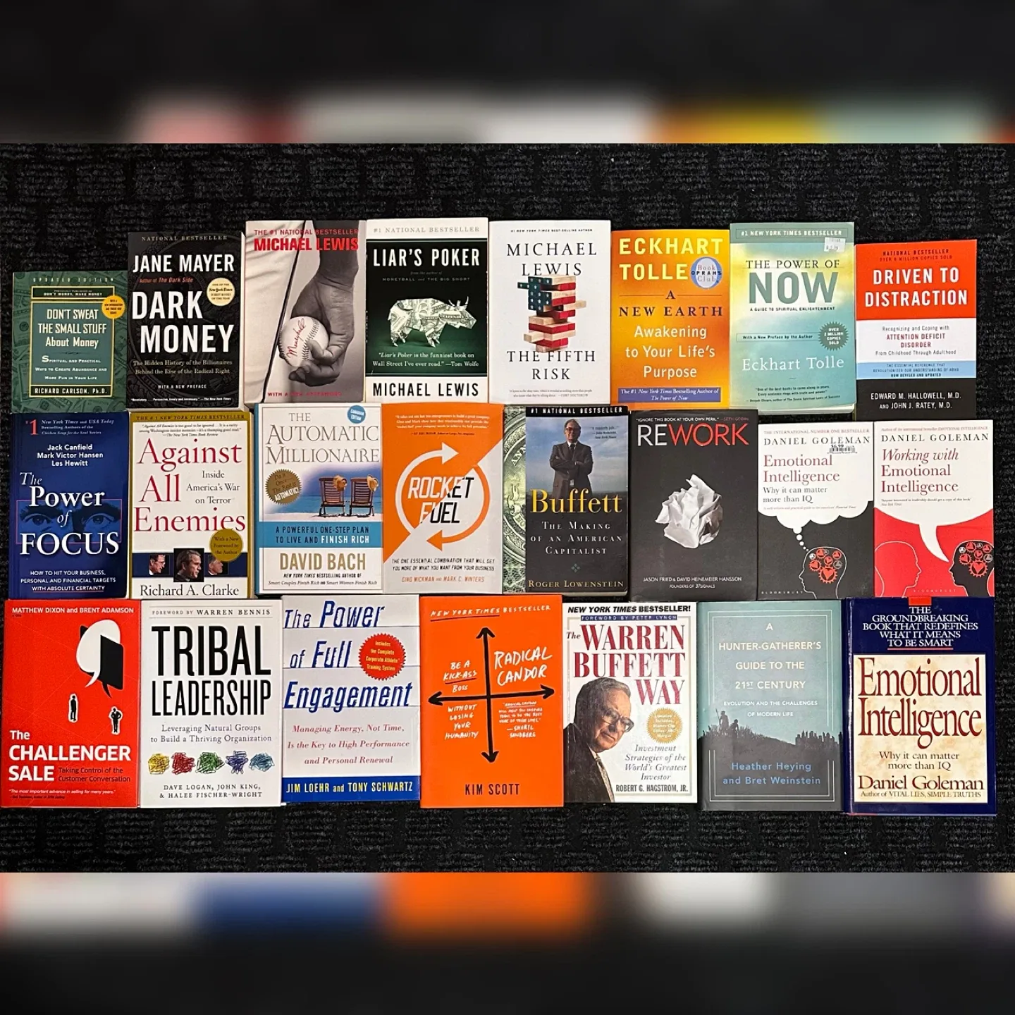 Books: Warren Buffett, Rework, Emotional intelligence,.. thumbnail