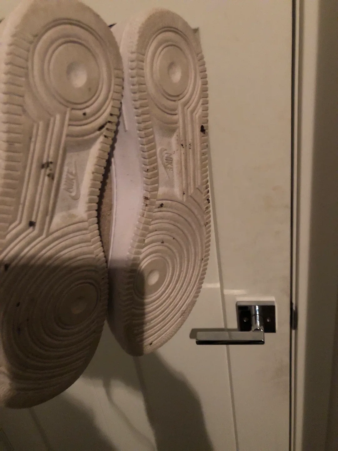 Nike Air Force 1 Beige Premium Leather Tongue Highs image indicator(2)