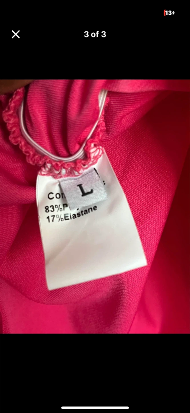 Pink Cami Top - Size L - photo 3