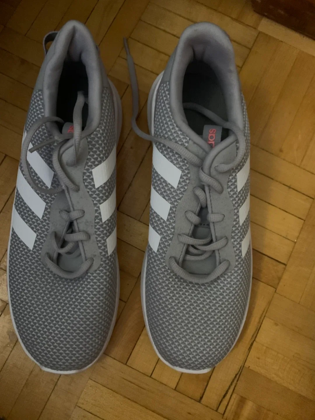 Adidas Lite Racer CLN Shoes - Grey, Size 6 thumbnail