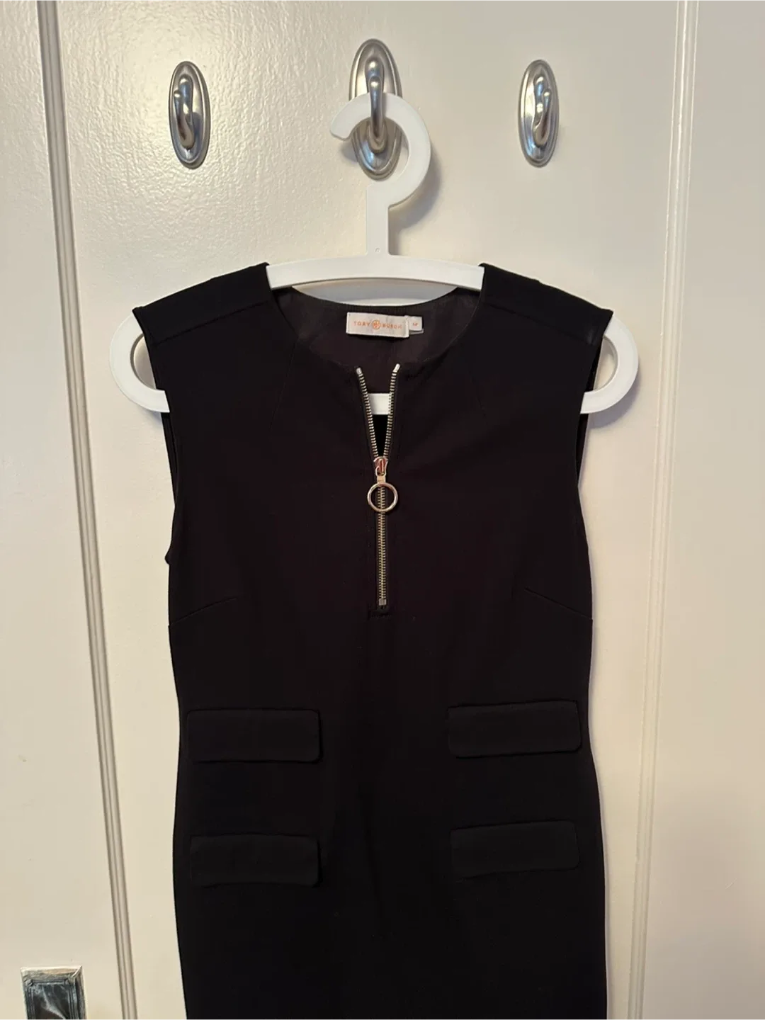 Tory Burch Black Sleeveless Dress - Size S image indicator(3)