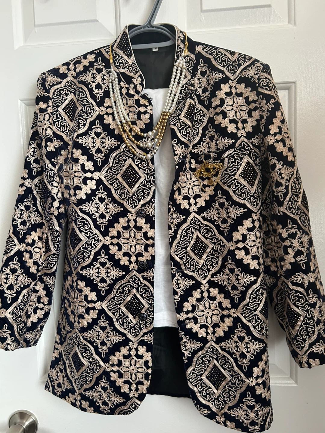 Patterned Blazer