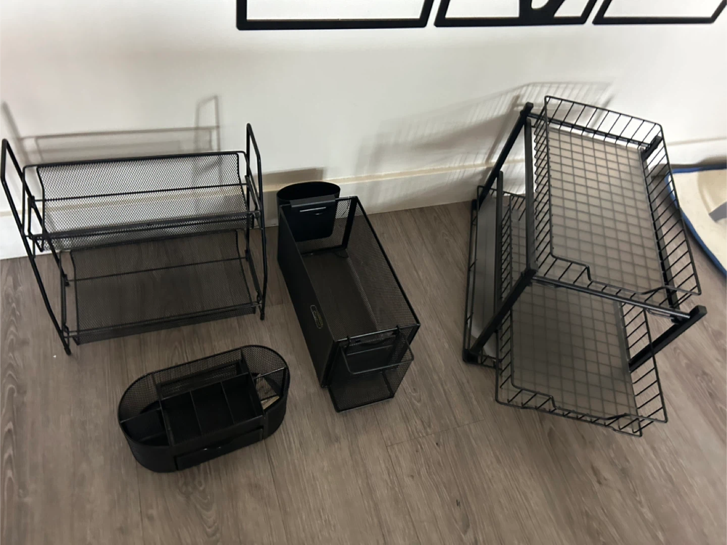 Black Mesh Desk Organizer Set 🥕🥕🥕