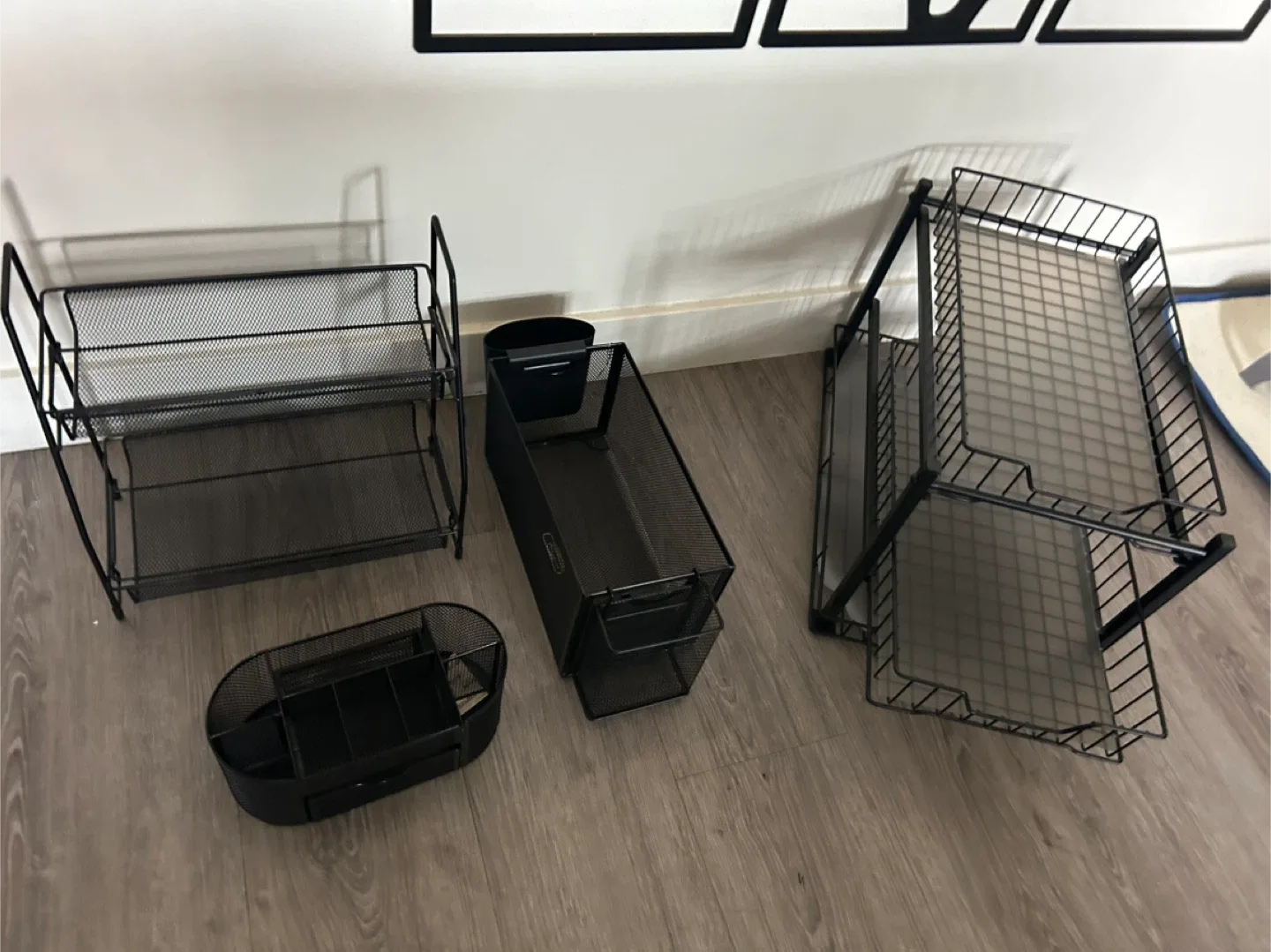 Black Mesh Desk Organizer Set 🥕🥕🥕 thumbnail