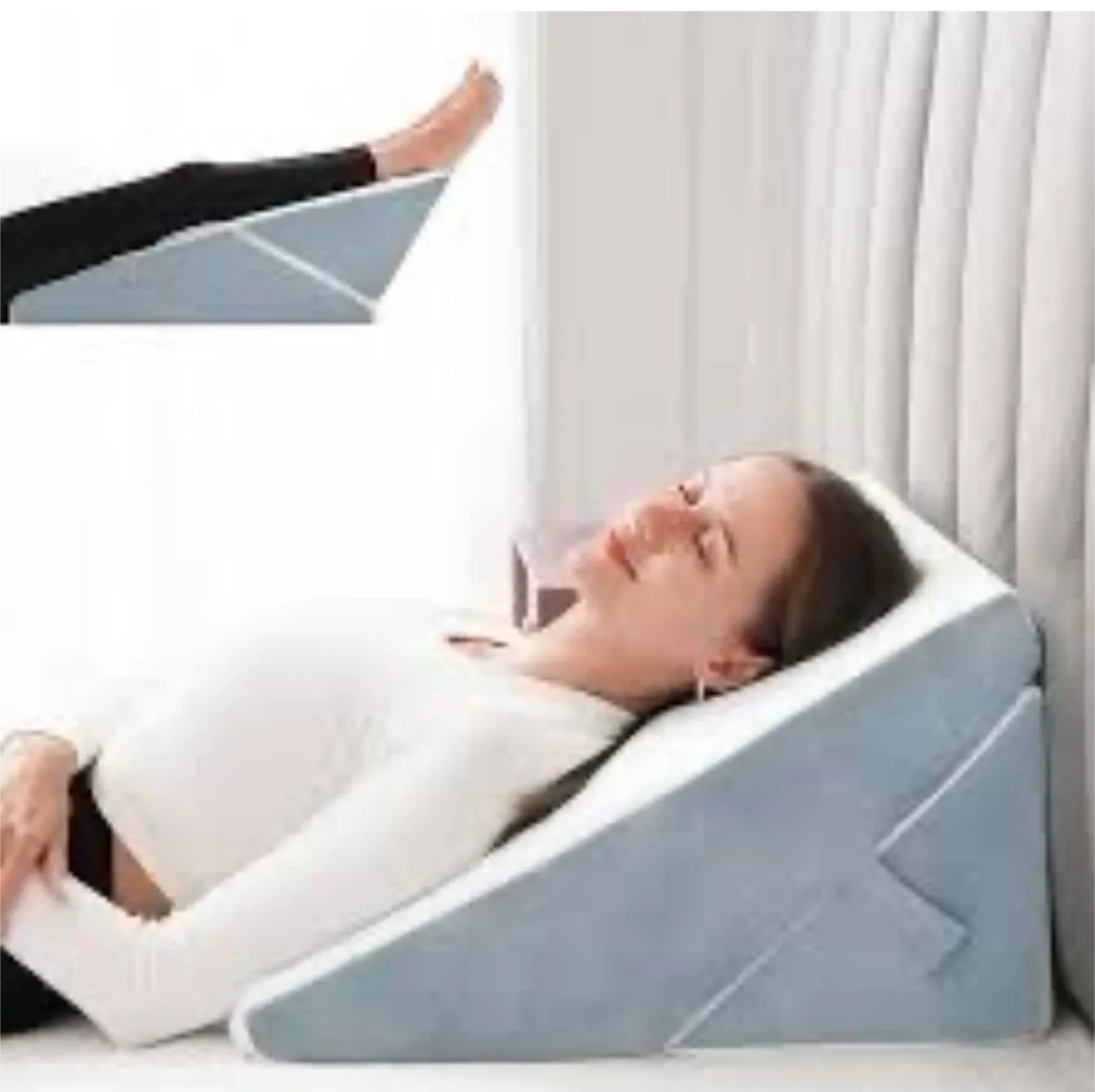 Brand New Bed Wedge Pillow, still in plastic NEW thumbnail