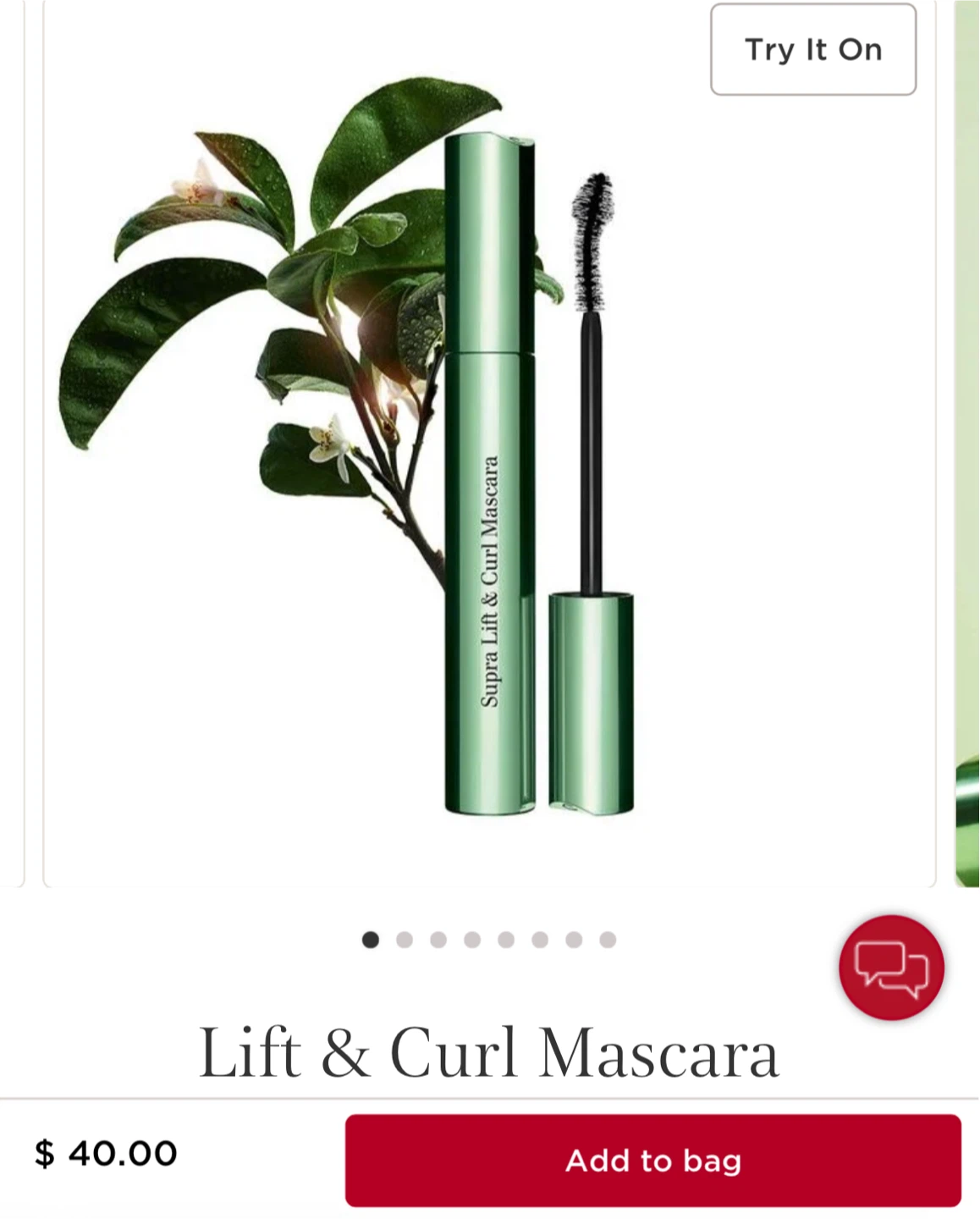 3ml Clarins Supra Lift & Curl Mascara