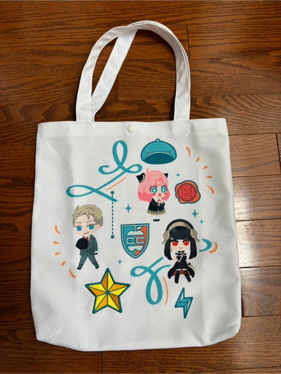Spy x Family White Tote Bag thumbnail
