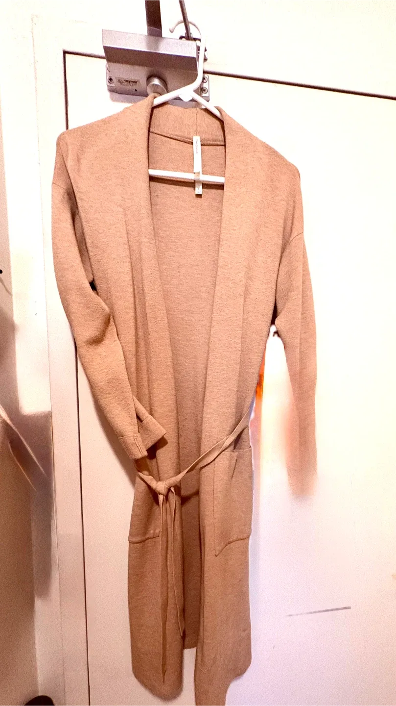 Tan Babatoon Cardigan with Belt thumbnail