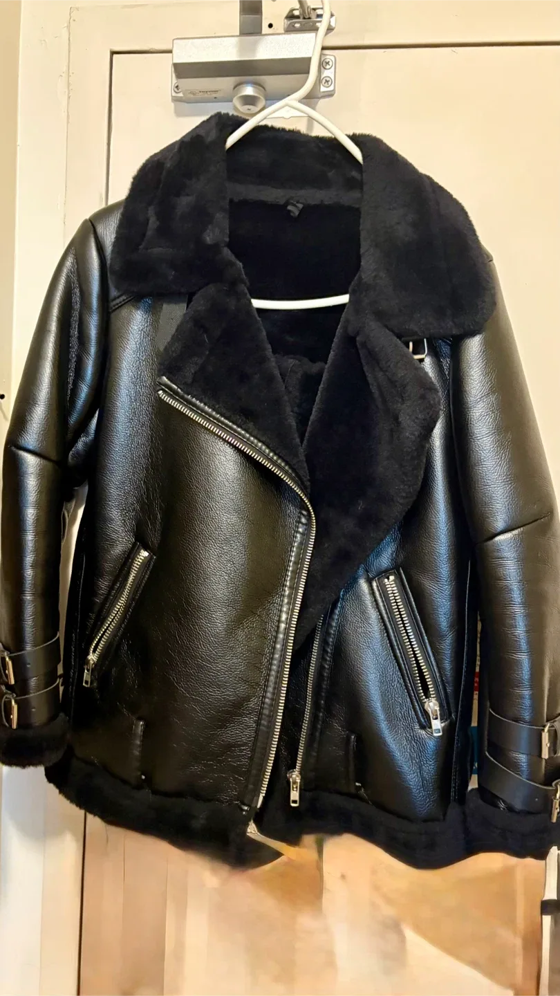 Black Aviator Jacket thumbnail