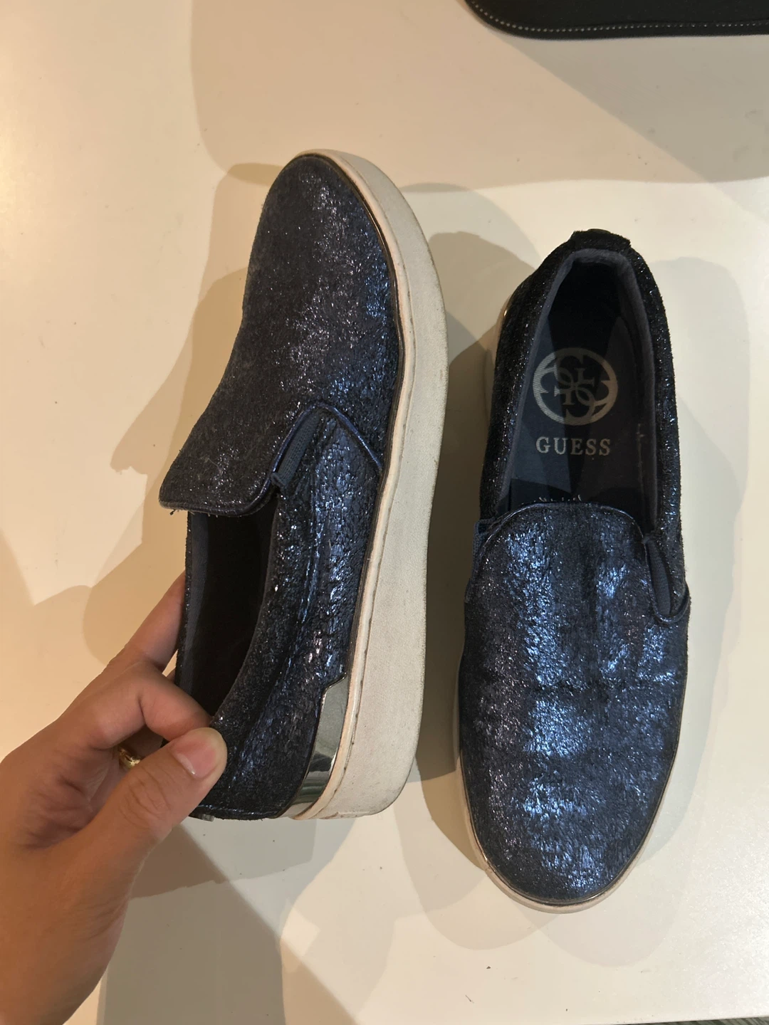 Guess Slip-On Shoes - Blue, Size 7 - photo 3
