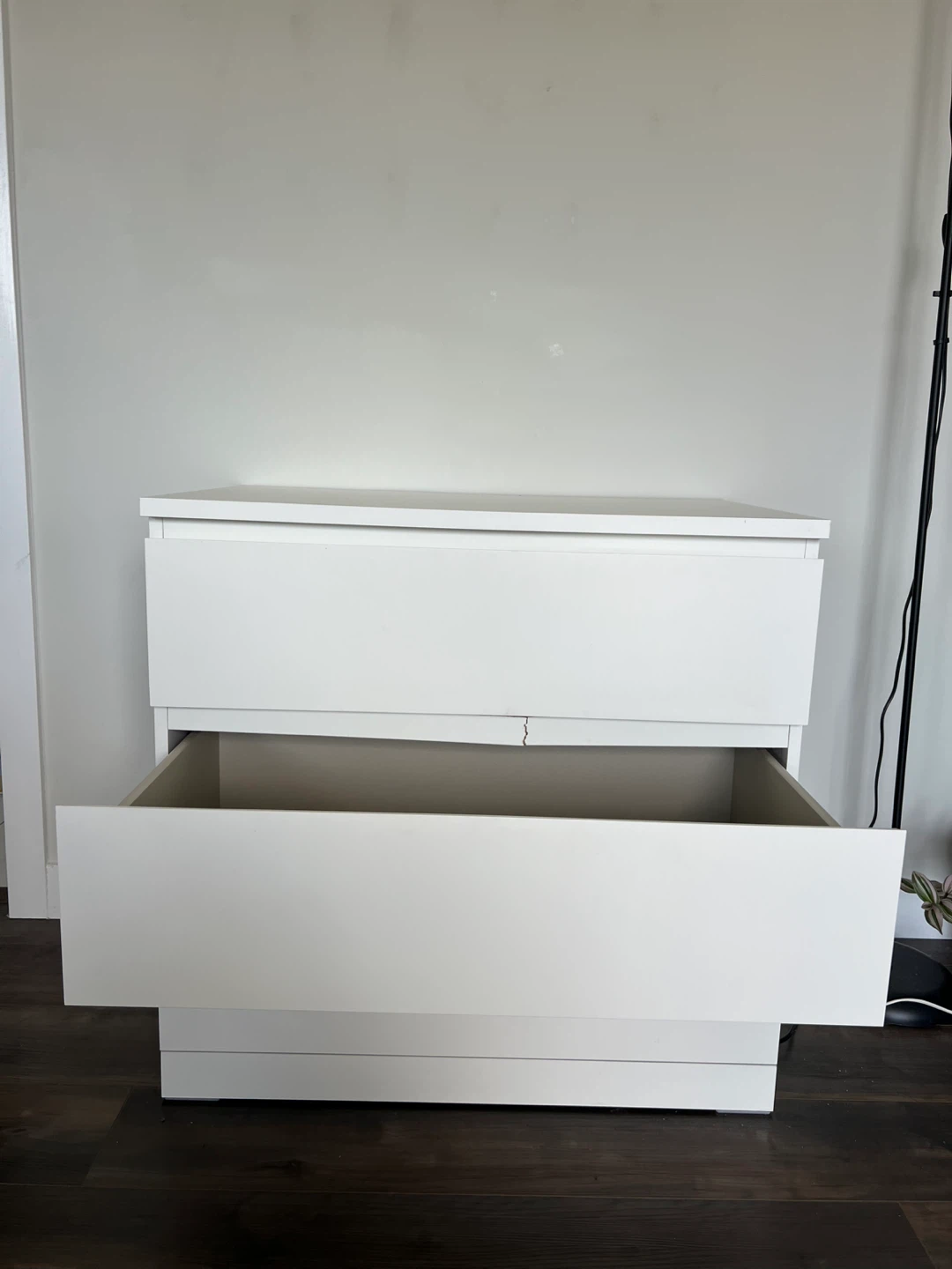 White 3-Drawer Dresser - photo 4