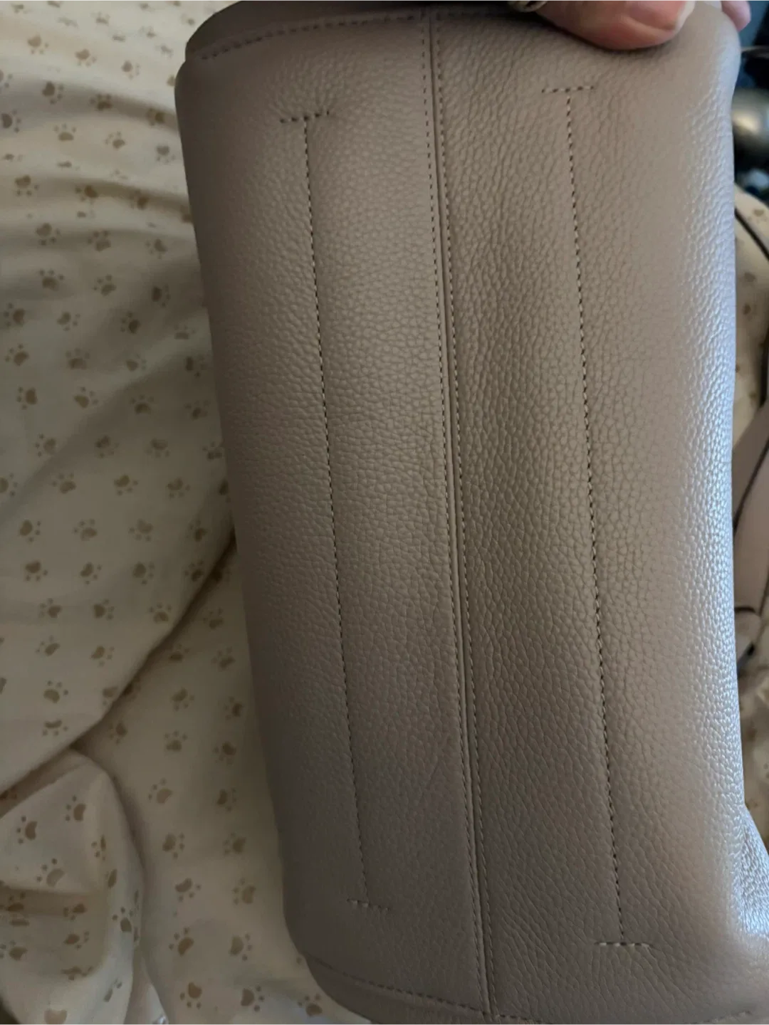 Kate Spade Beige Leather Hobo Bag image indicator(4)